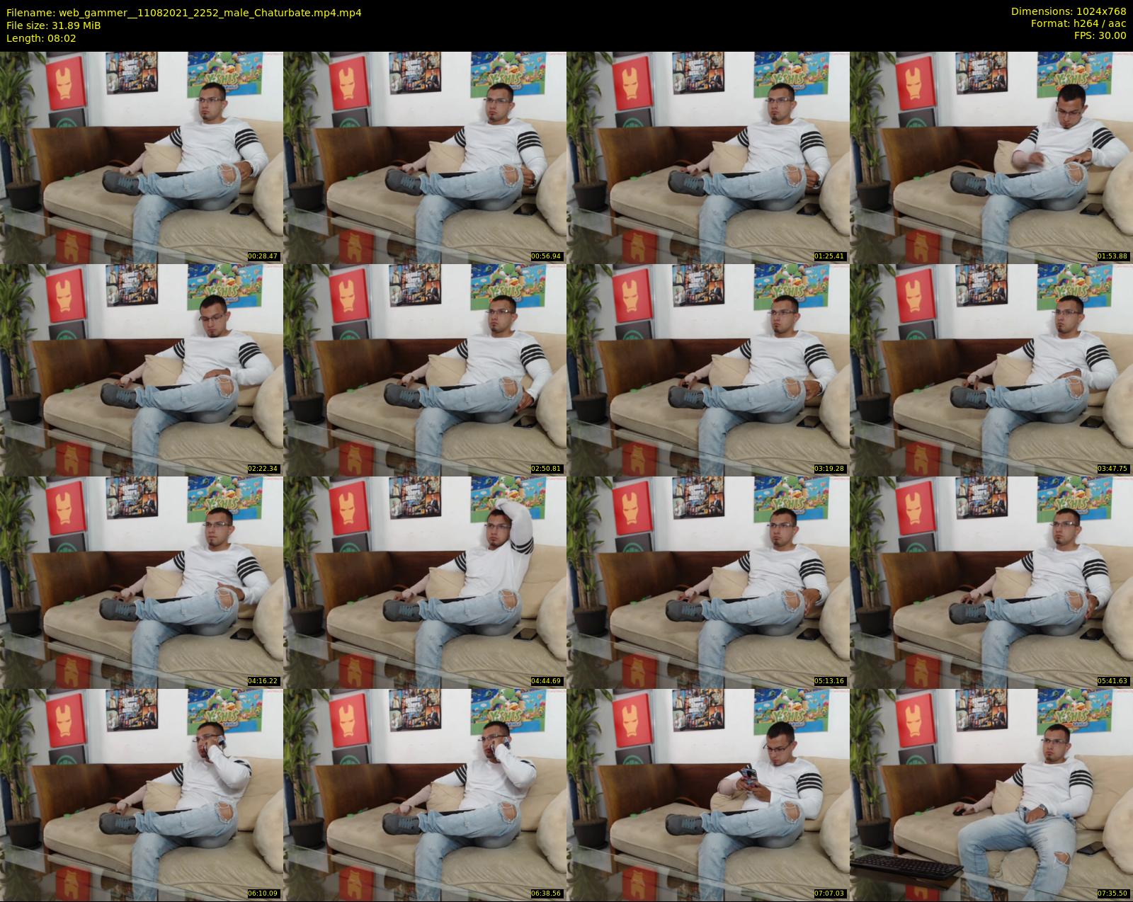 web_gammer_ — 9 minute Chaturbate male cam show recording, 720p, Aug 11, 2021