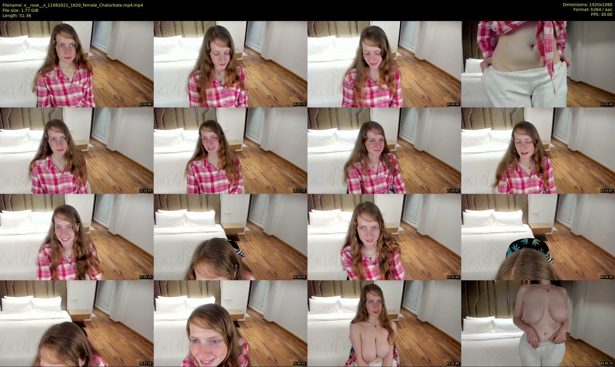 x__rose__x — 52 minute Chaturbate female cam show recording, 1080p, Aug 11, 2021