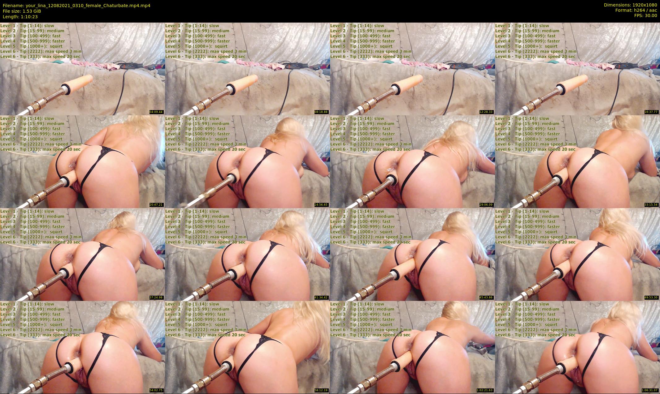 your_lina — 71 minute Chaturbate female cam show recording, 1080p, Aug 12, 2021