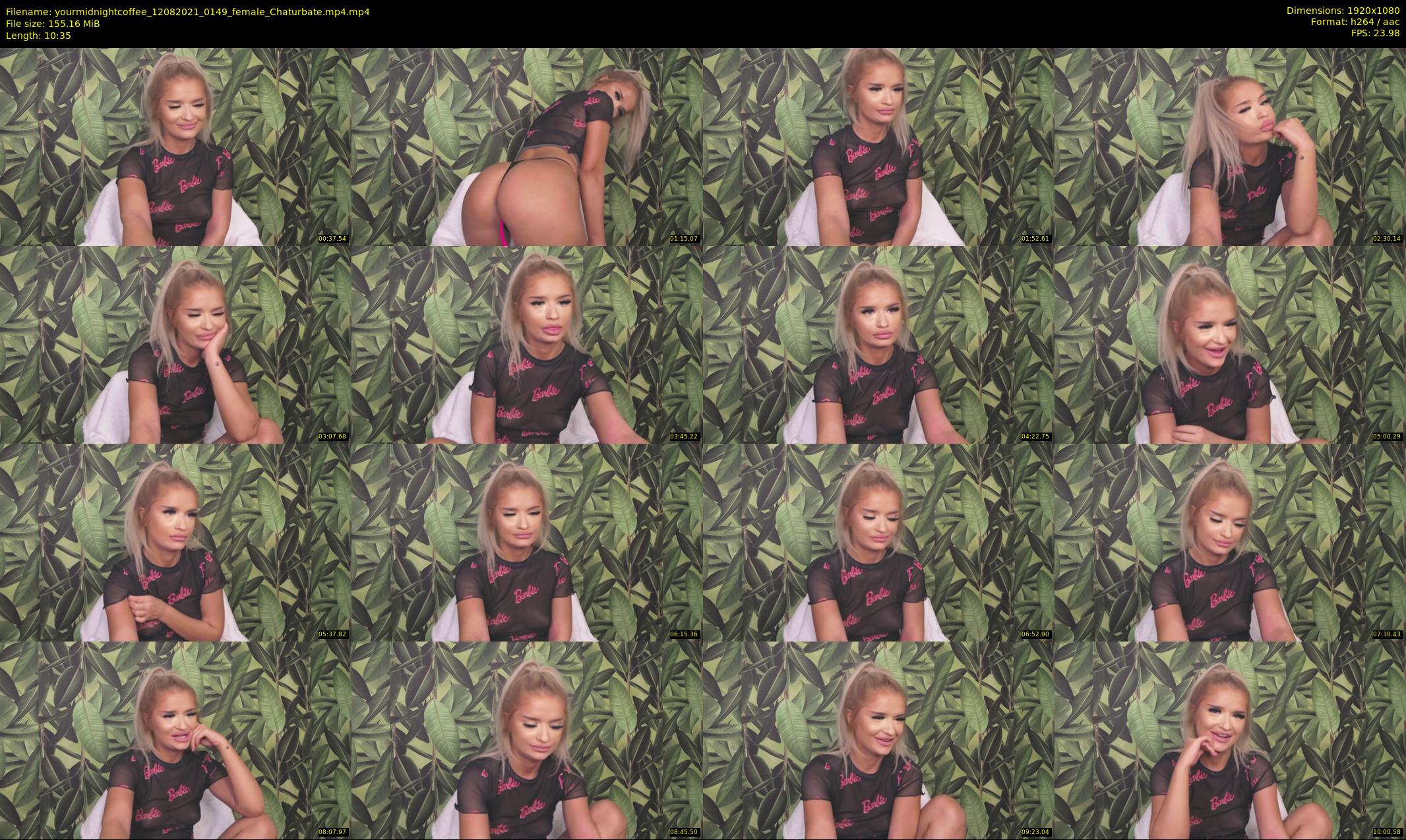 yourmidnightcoffee — 11 minute Chaturbate female cam show recording, 1080p, Aug 12, 2021