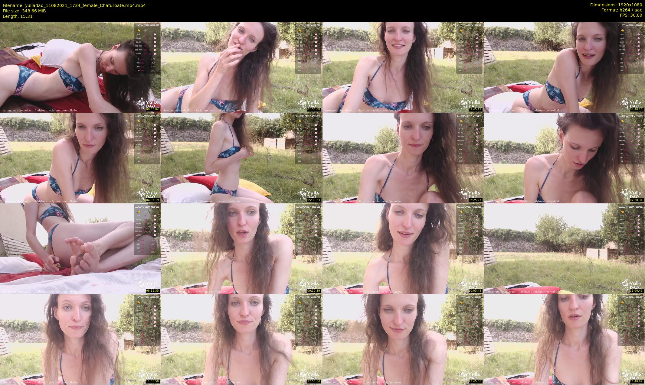 yulladao — 16 minute Chaturbate female cam show recording, 1080p, Aug 11, 2021