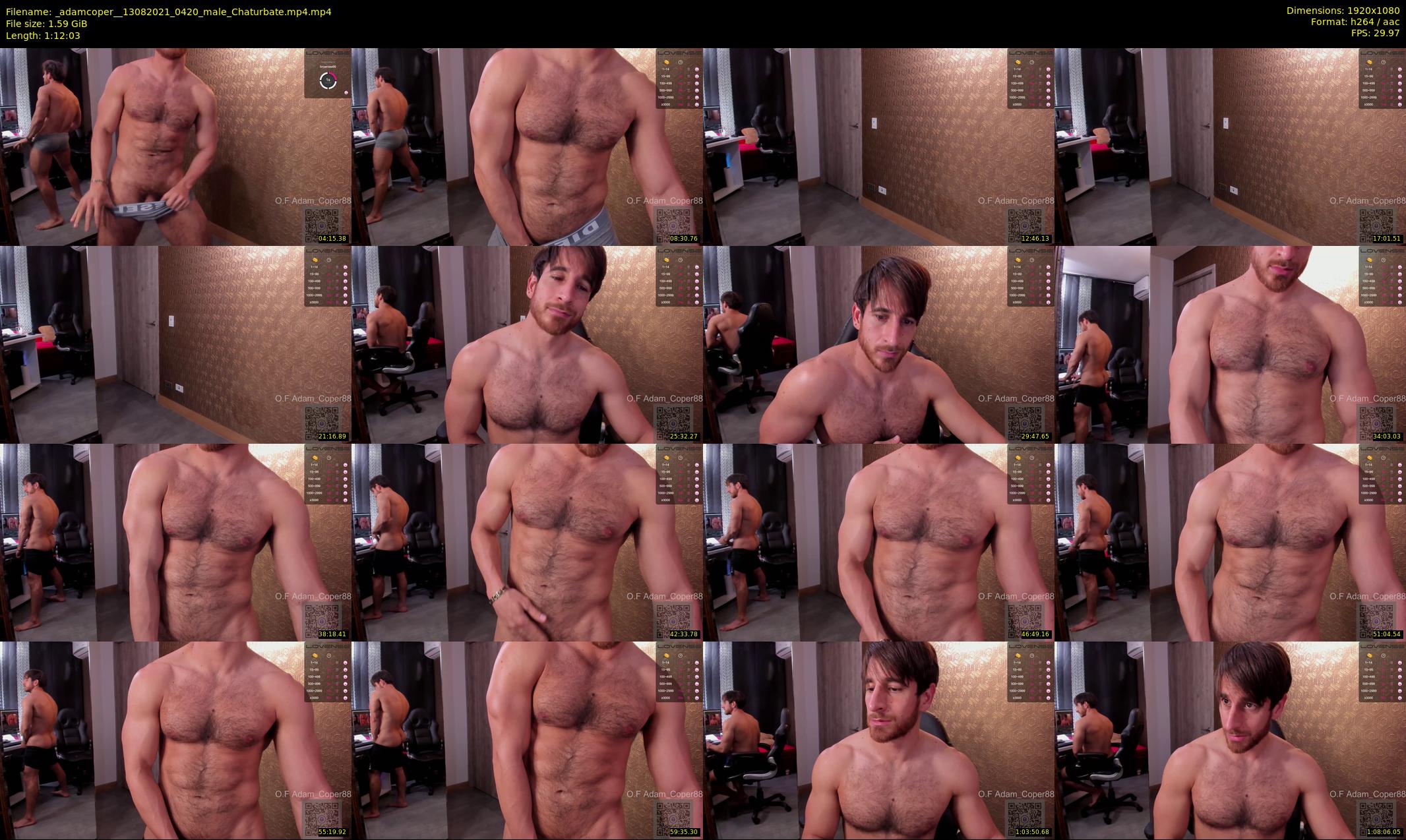 _adamcoper_ — 73 minute Chaturbate male cam show recording, 1080p, Aug 13, 2021