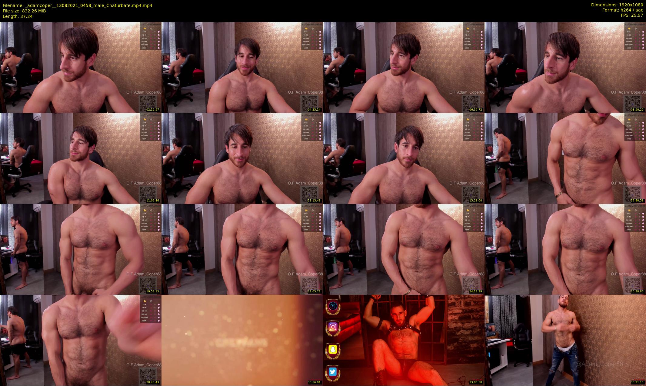 _adamcoper_ — 38 minute Chaturbate male cam show recording, 1080p, Aug 13, 2021