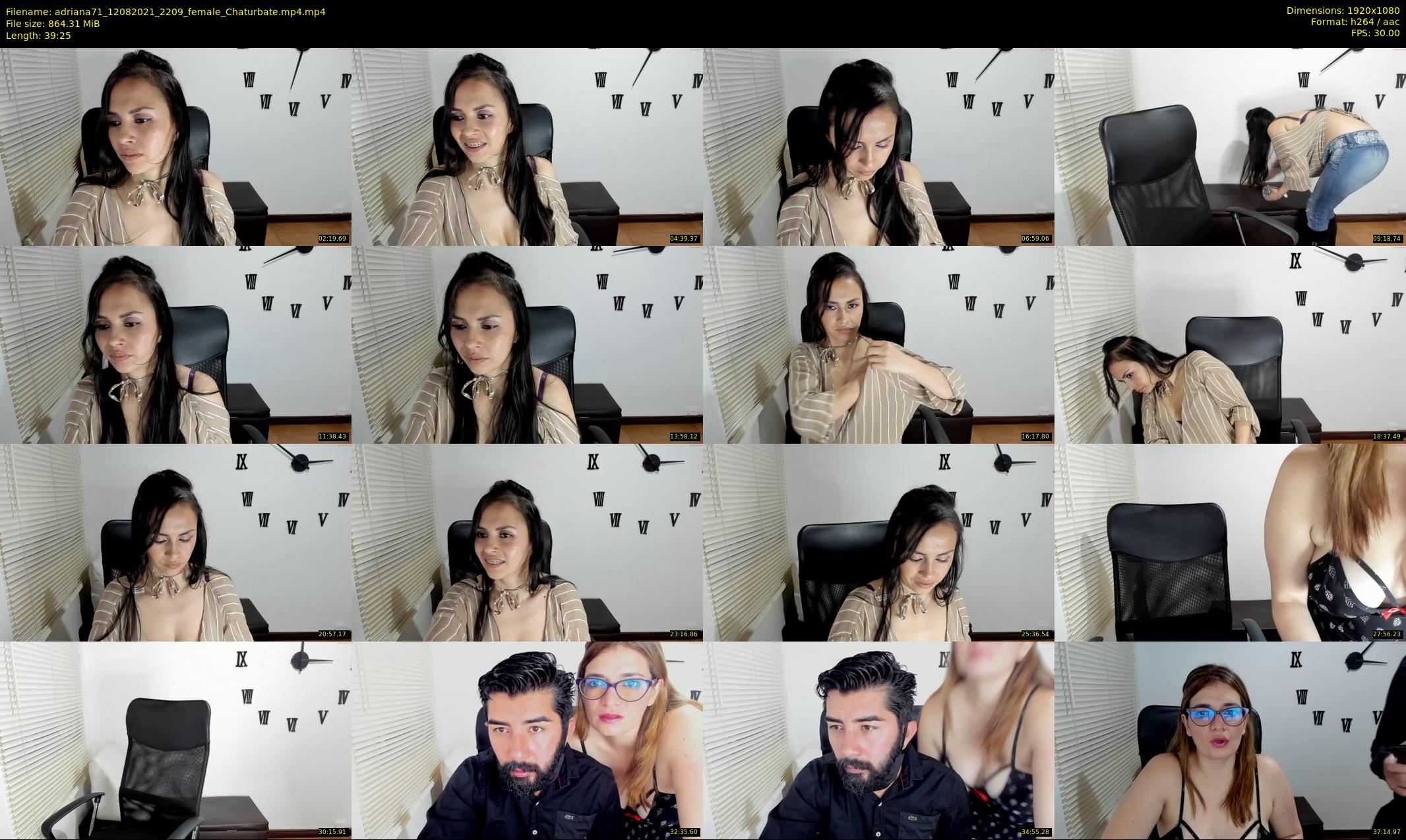 adriana71 — 40 minute Chaturbate couple cam show recording, 1080p, Aug 12, 2021