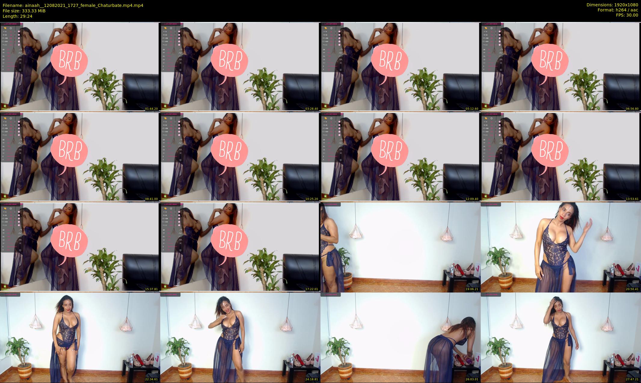 ainaah_ — 30 minute Chaturbate female cam show recording, 1080p, Aug 12, 2021