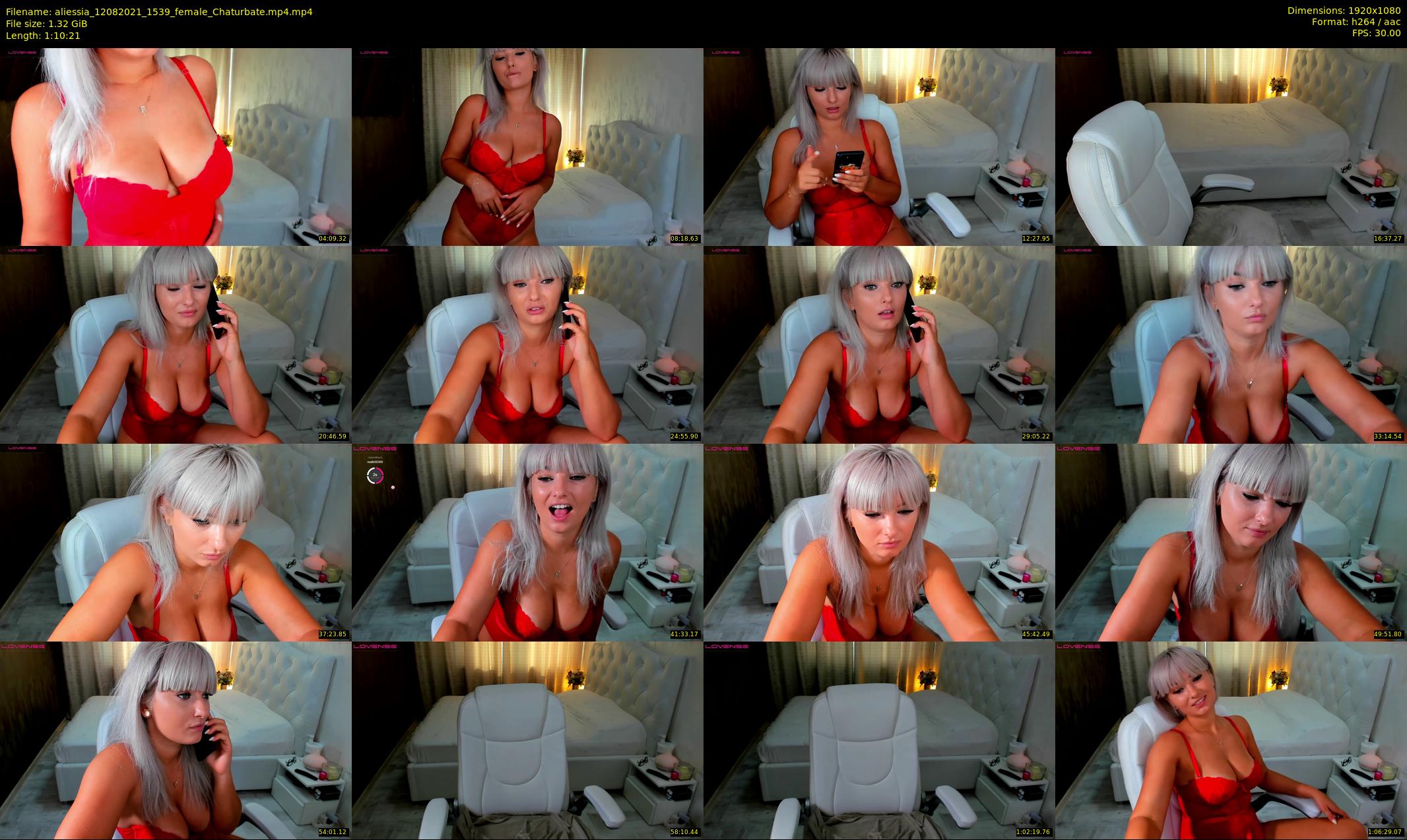 aliessia — 71 minute Chaturbate female cam show recording, 1080p, Aug 12, 2021