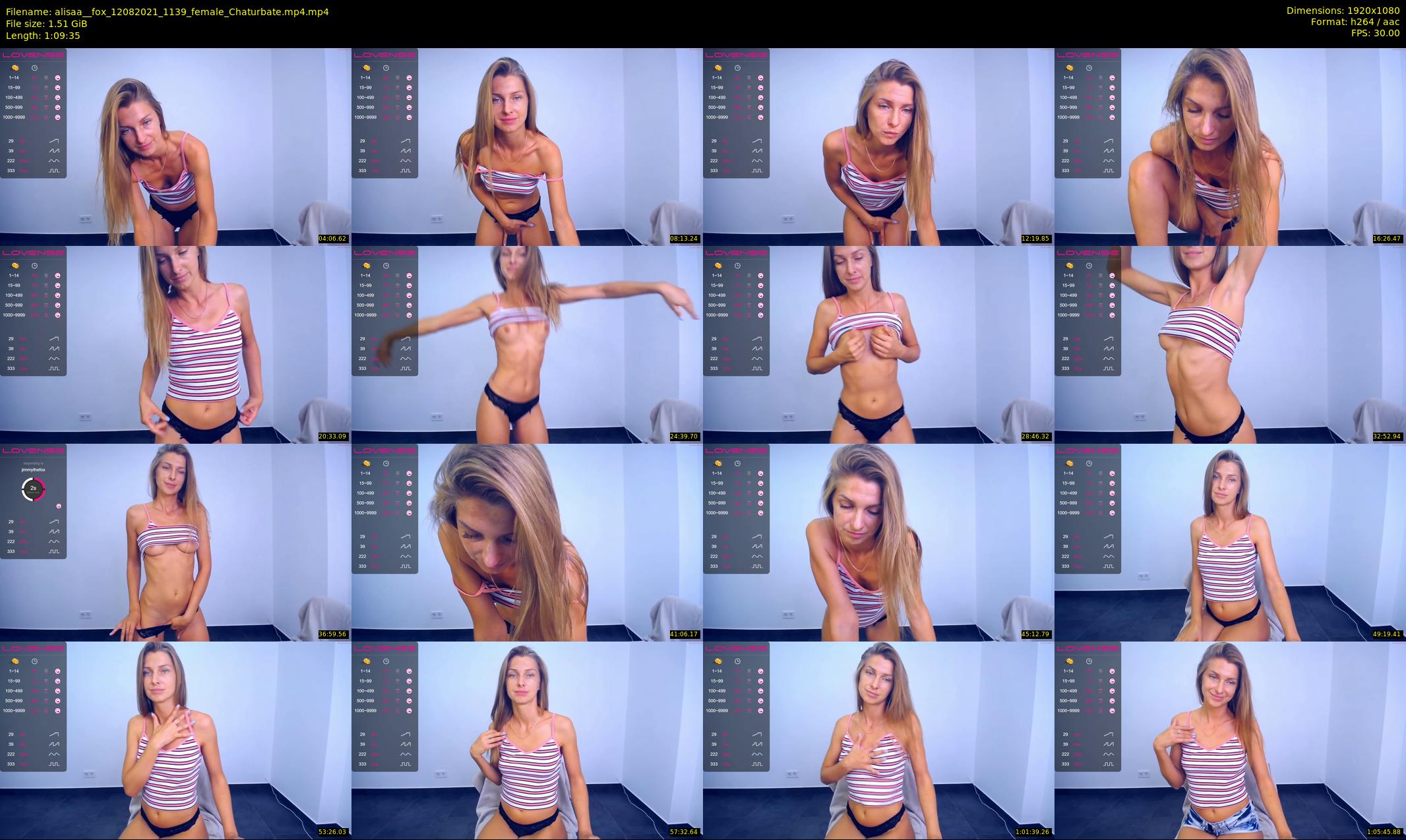 alisaa__fox — 70 minute Chaturbate female cam show recording, 1080p, Aug 12, 2021