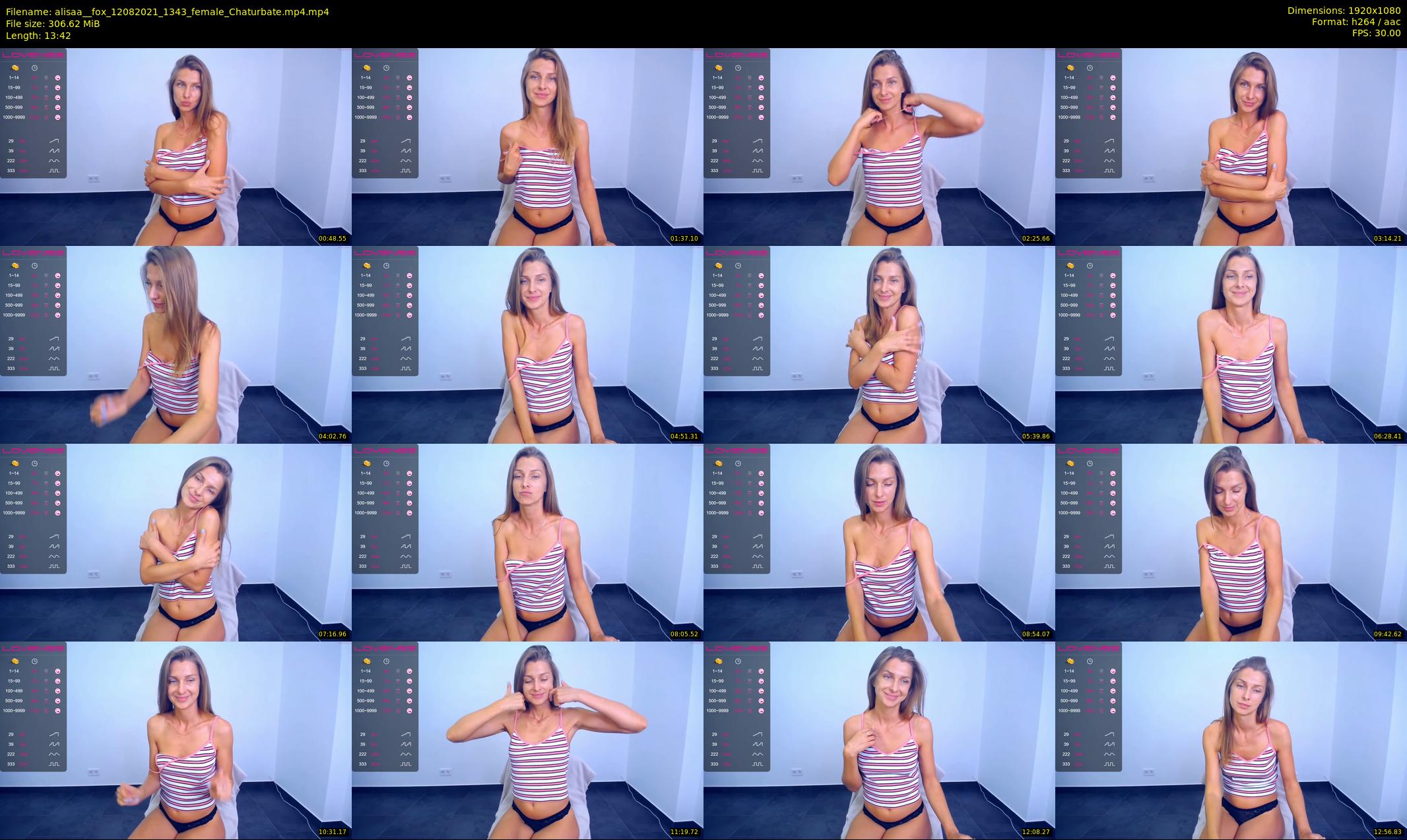 alisaa__fox — 14 minute Chaturbate female cam show recording, 1080p, Aug 12, 2021
