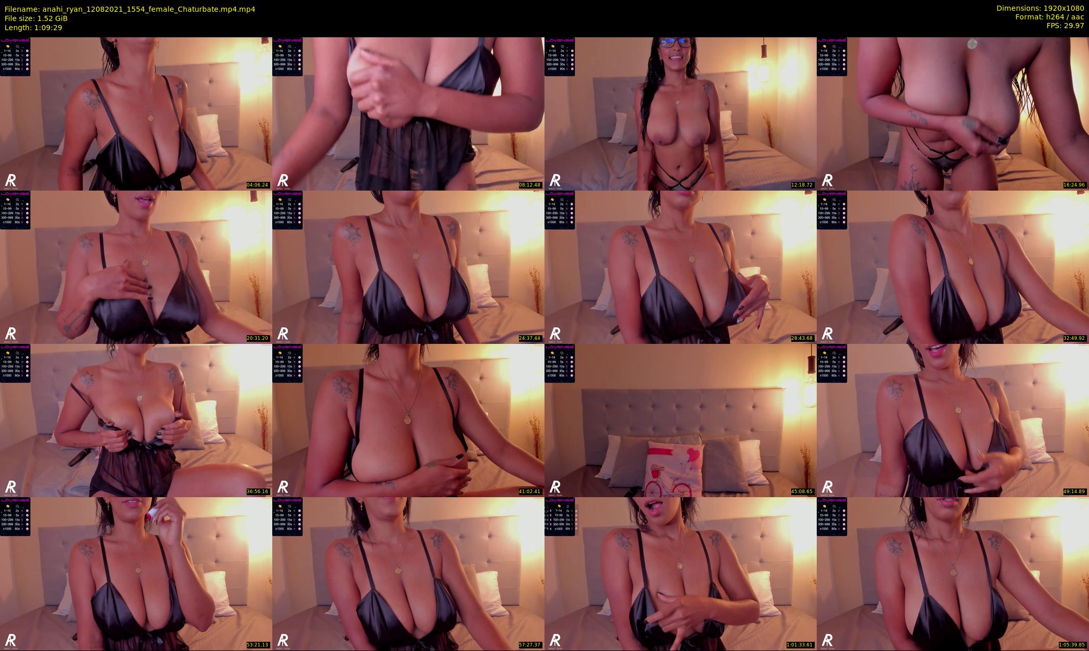 anahi_ryan — 70 minute Chaturbate female cam show recording, 1080p, Aug 12, 2021