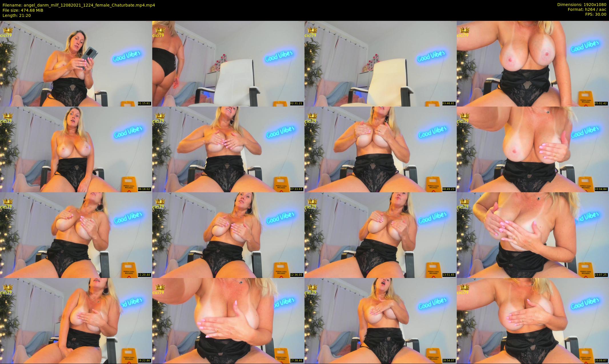 angel_danm_milf — 22 minute Chaturbate female cam show recording, 1080p, Aug 12, 2021