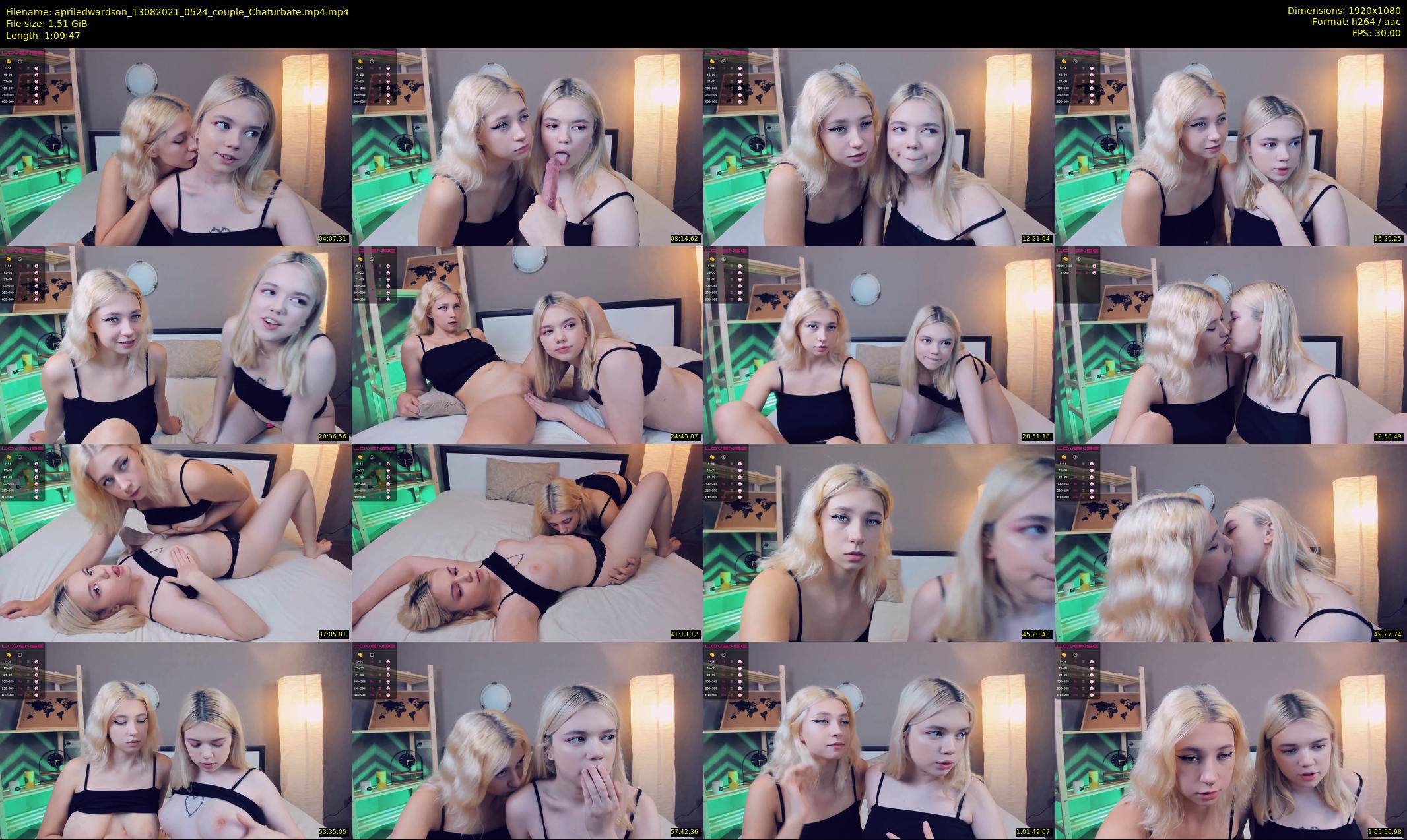 apriledwardson — 70 minute Chaturbate couple cam show recording, 1080p, Aug 13, 2021