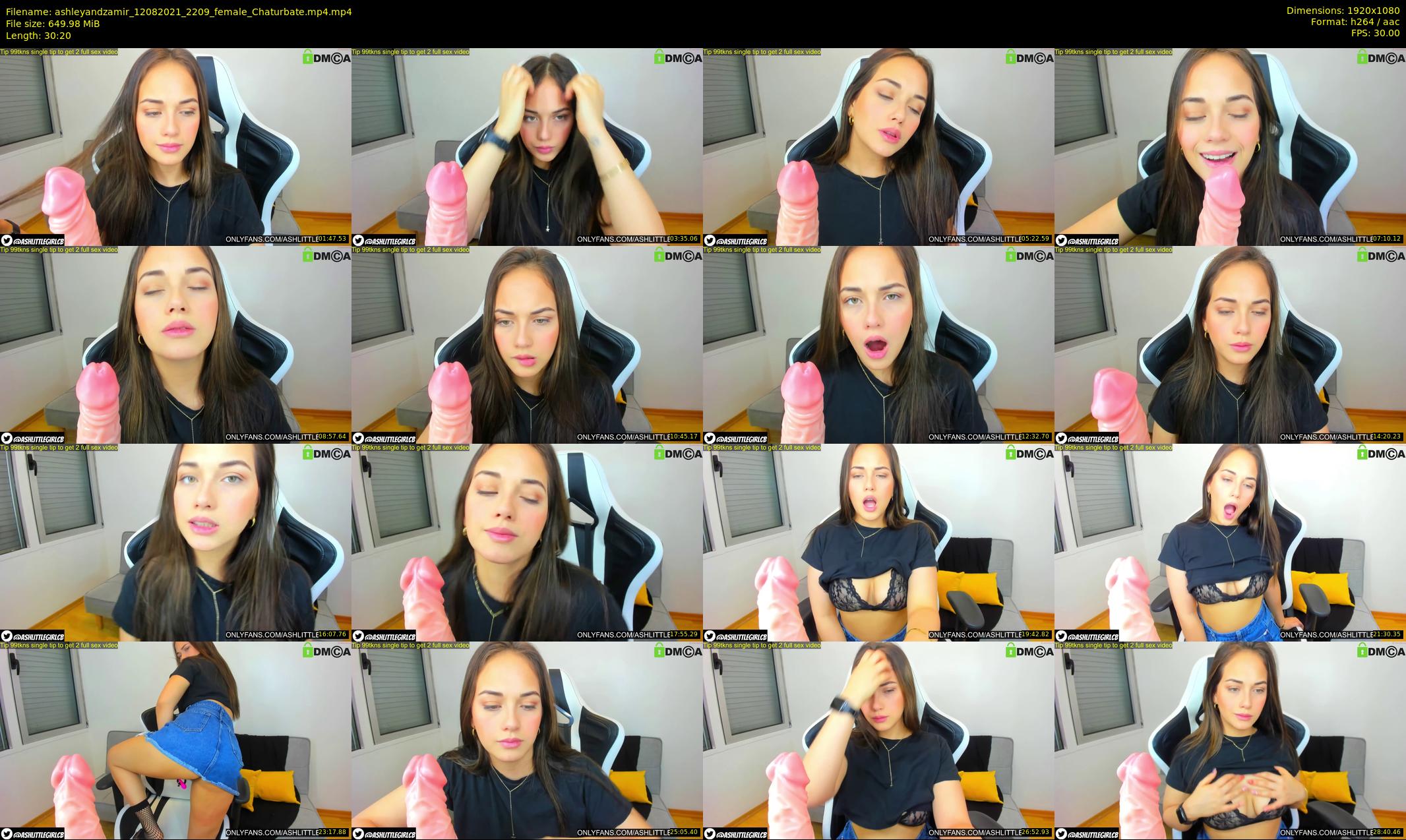 ashleyandzamir — 31 minute Chaturbate couple cam show recording, 1080p, Aug 12, 2021