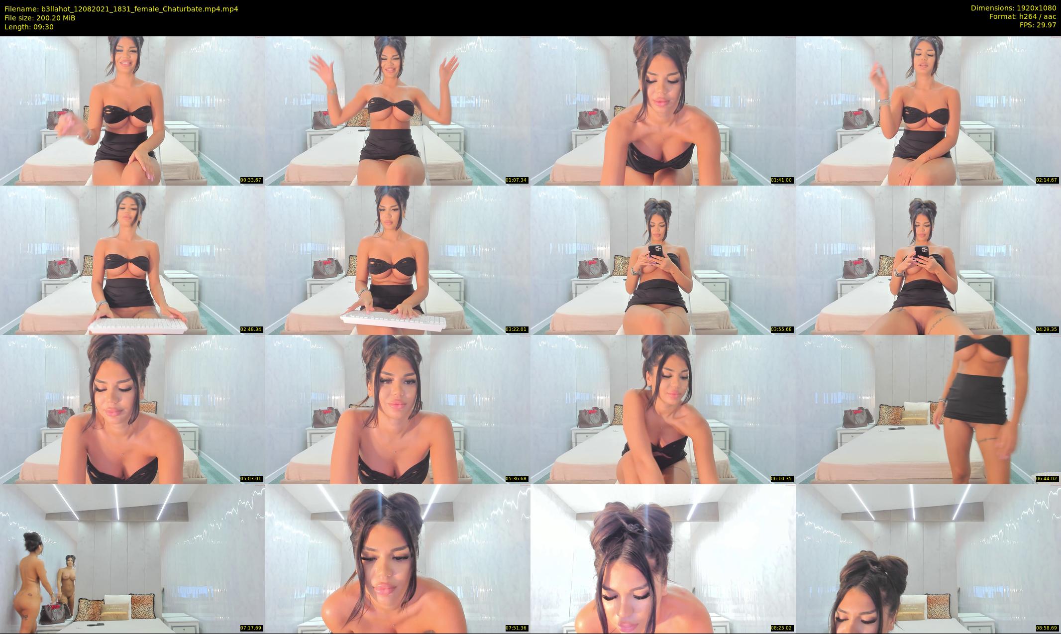 b3llahot — 10 minute Chaturbate female cam show recording, 1080p, Aug 12, 2021