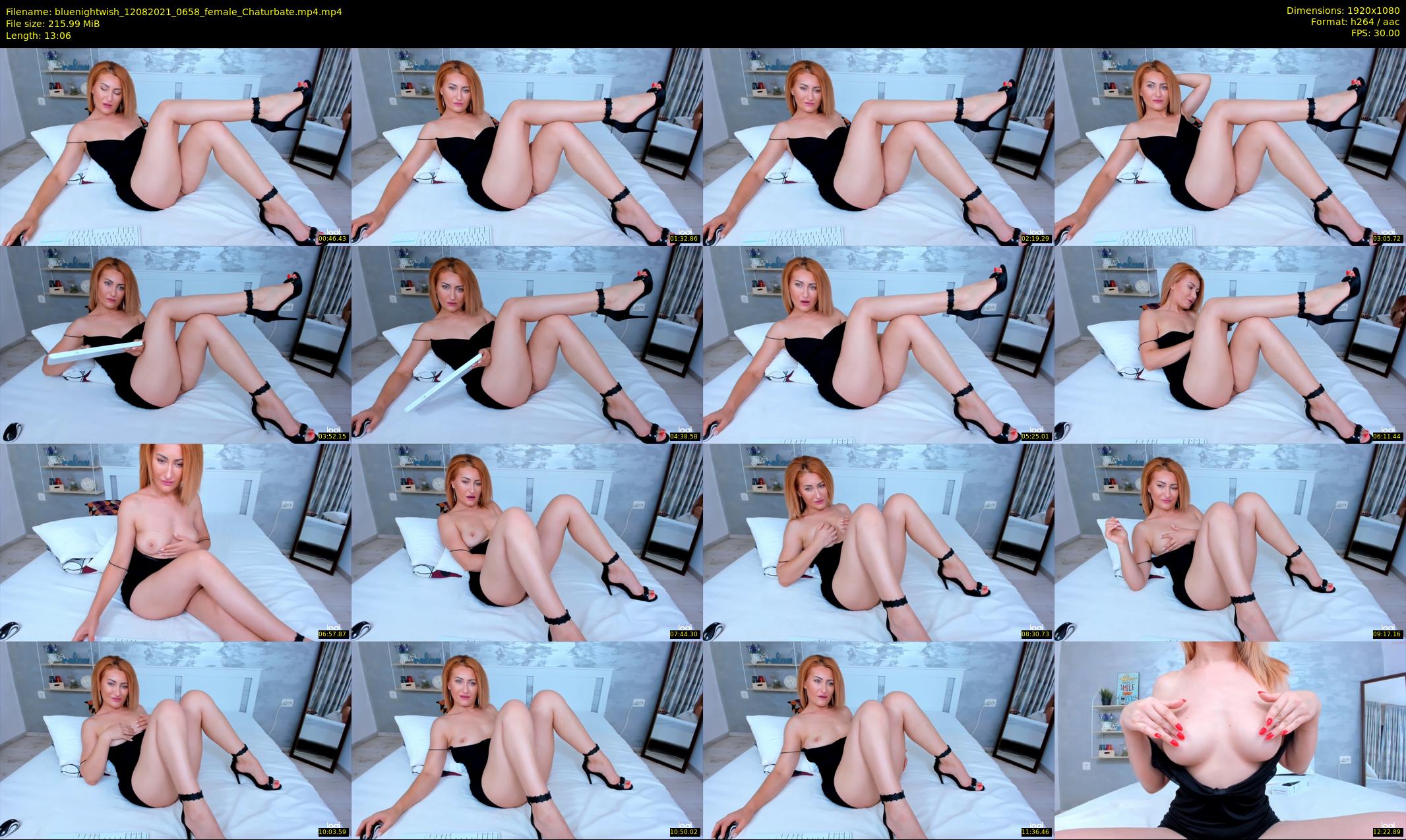 bluenightwish — 14 minute Chaturbate female cam show recording, 1080p, Aug 12, 2021
