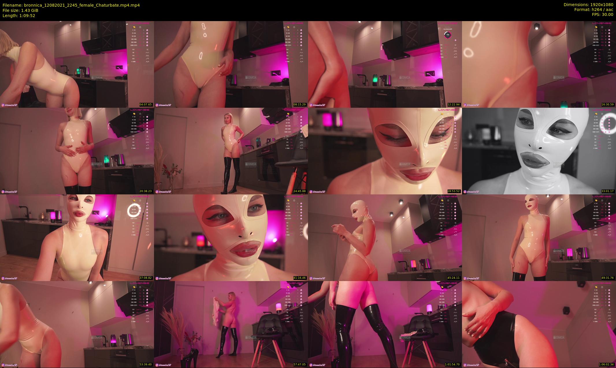 bronnica — 70 minute Chaturbate female cam show recording, 1080p, Aug 12, 2021