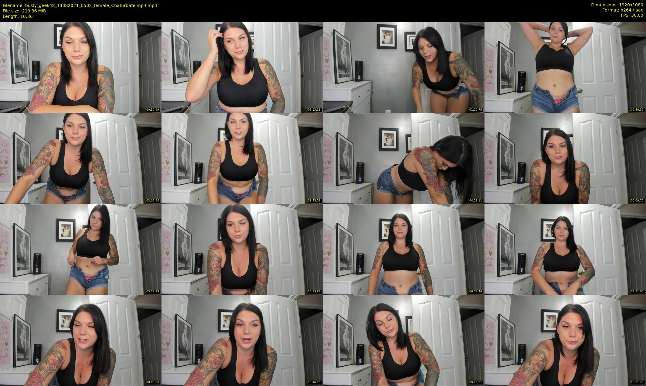 busty_geek48 — 11 minute Chaturbate female cam show recording, 1080p, Aug 13, 2021