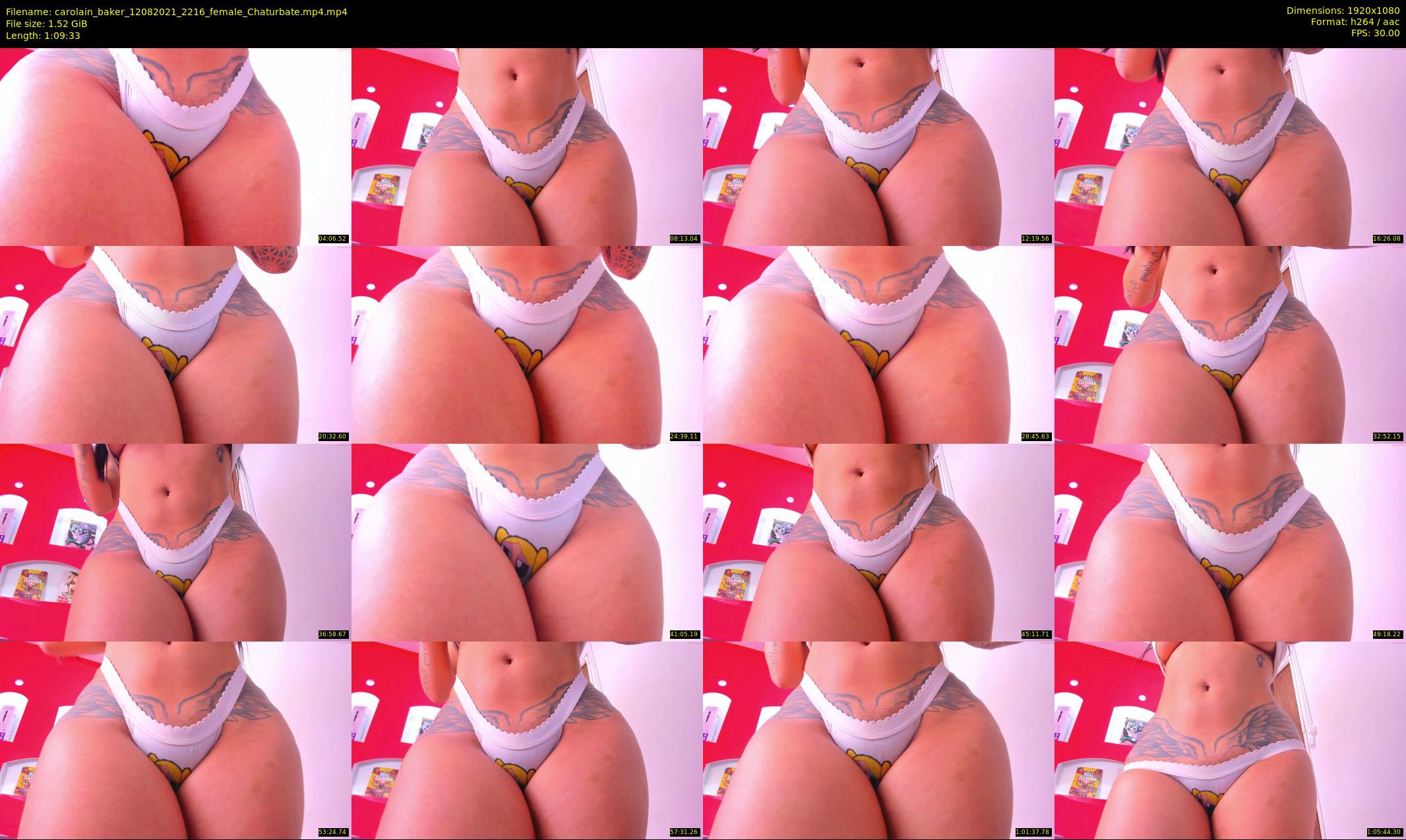 carolain_baker — 70 minute Chaturbate female cam show recording, 1080p, Aug 12, 2021