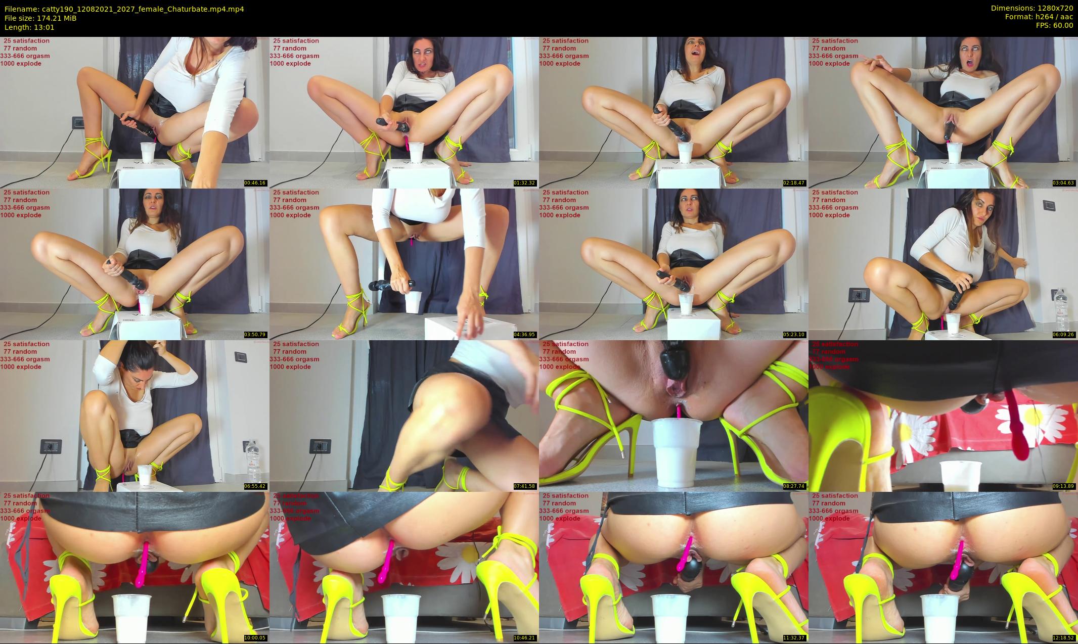 catty190 — 14 minute Chaturbate female cam show recording, 720p, Aug 12, 2021
