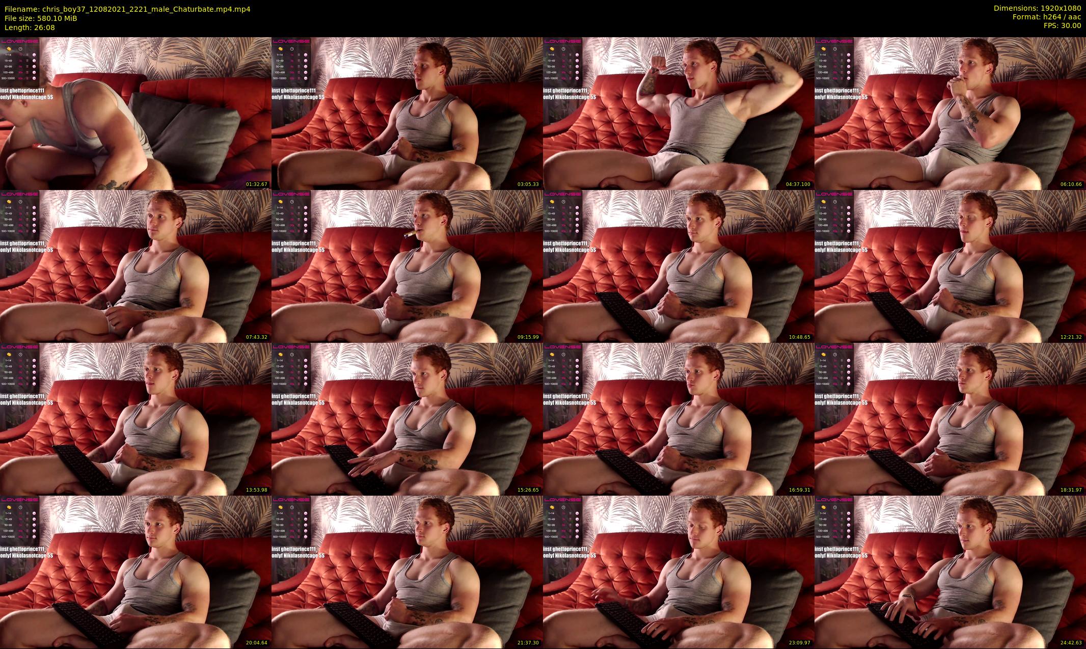 chris_boy37 — 27 minute Chaturbate male cam show recording, 1080p, Aug 12, 2021