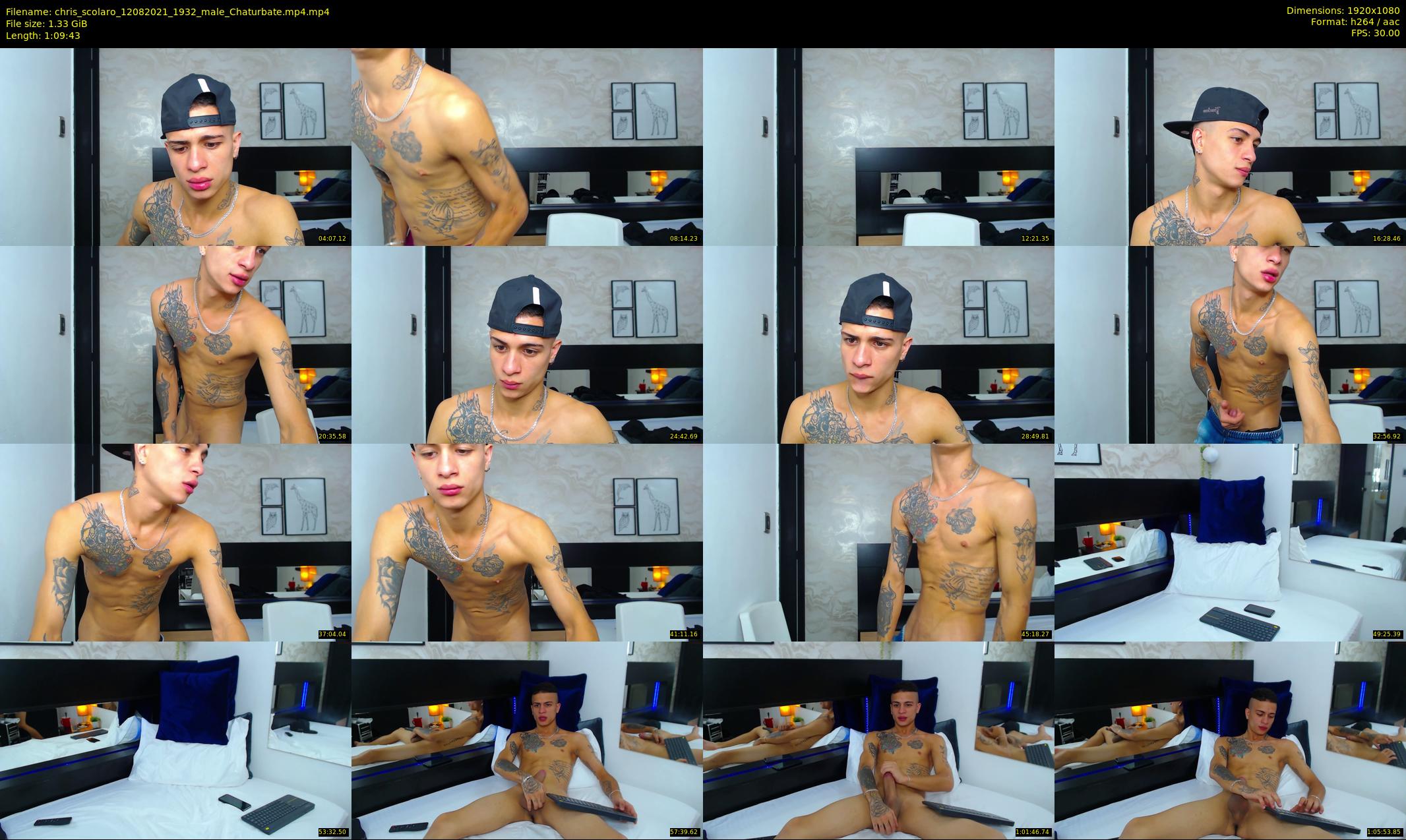 chris_scolaro — 70 minute Chaturbate male cam show recording, 1080p, Aug 12, 2021