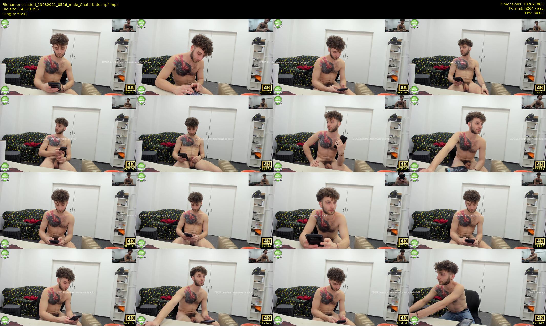 classied — 54 minute Chaturbate male cam show recording, 1080p, Aug 13, 2021