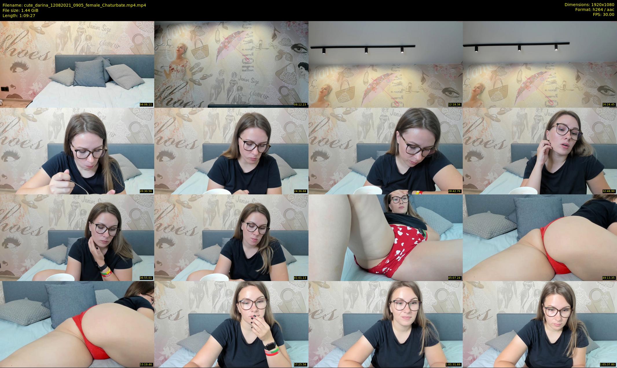cute_darina — 70 minute Chaturbate female cam show recording, 1080p, Aug 12, 2021