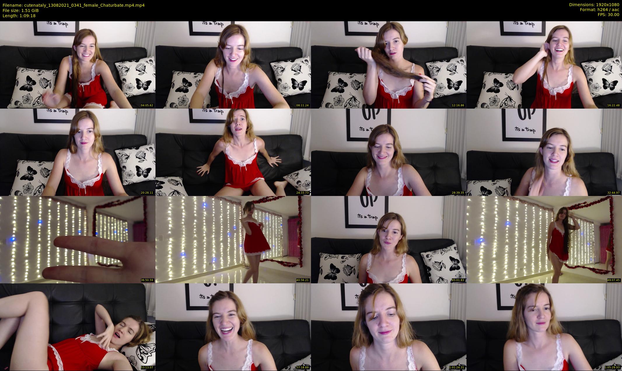 cutenataly — 70 minute Chaturbate female cam show recording, 1080p, Aug 13, 2021