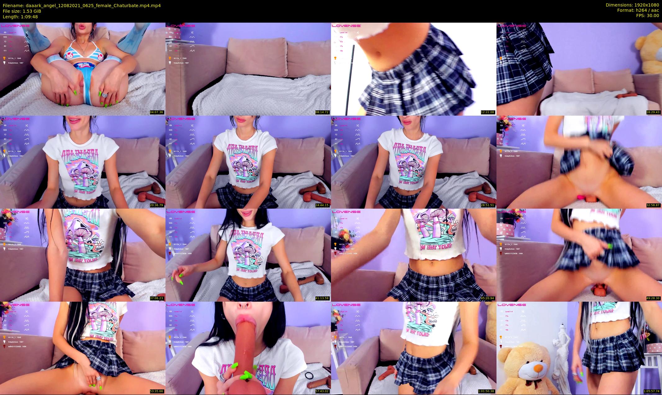 daaark_angel — 70 minute Chaturbate female cam show recording, 1080p, Aug 12, 2021