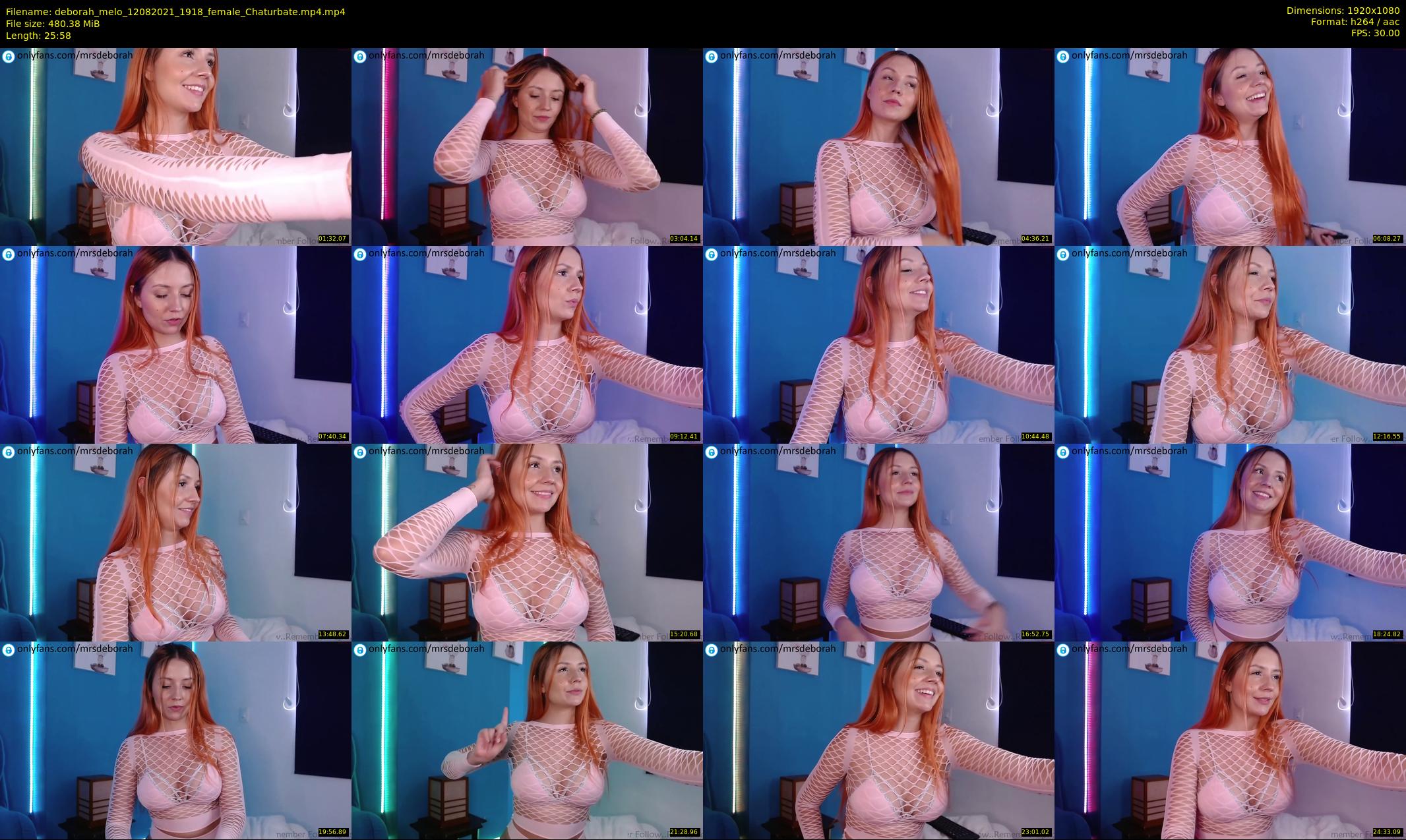 deborah_melo — 26 minute Chaturbate female cam show recording, 1080p, Aug 12, 2021