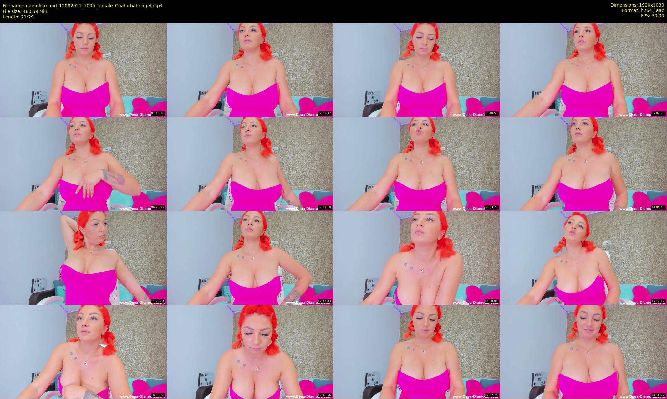 deeadiamond — 22 minute Chaturbate female cam show recording, 1080p, Aug 12, 2021
