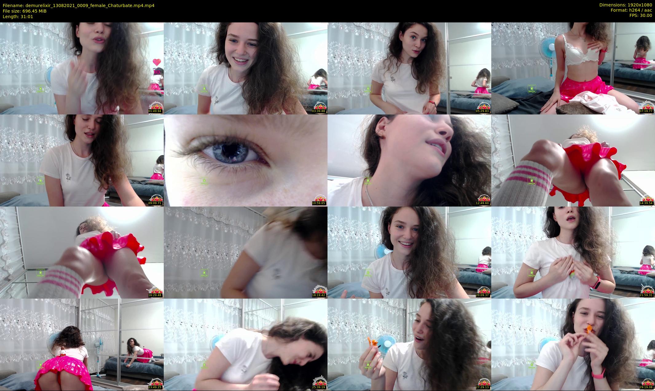 demurelixir — 32 minute Chaturbate female cam show recording, 1080p, Aug 13, 2021