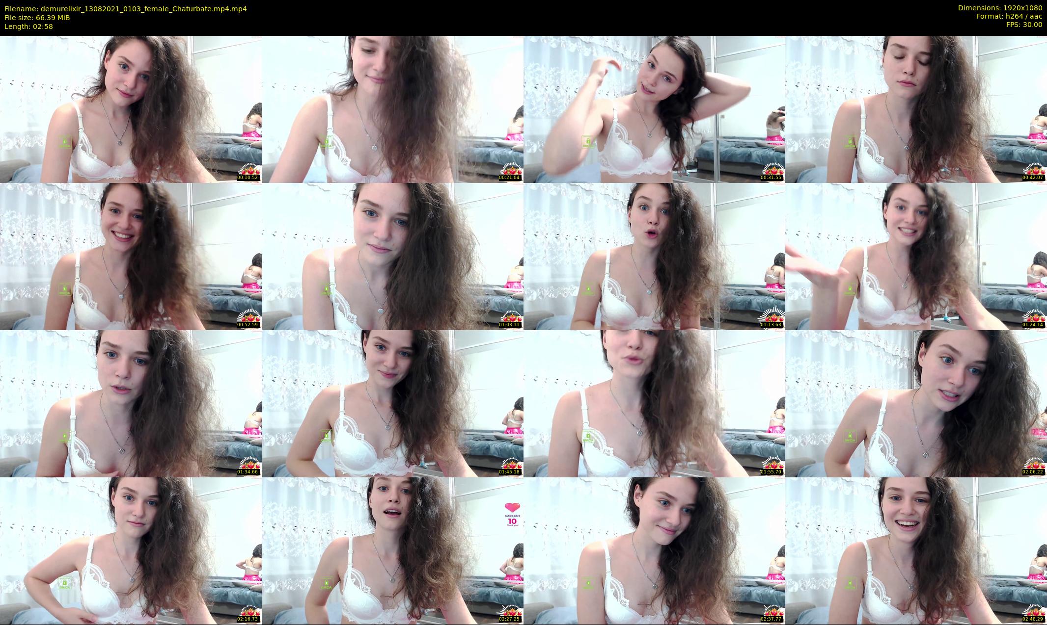 demurelixir — 3 minute Chaturbate female cam show recording, 1080p, Aug 13, 2021