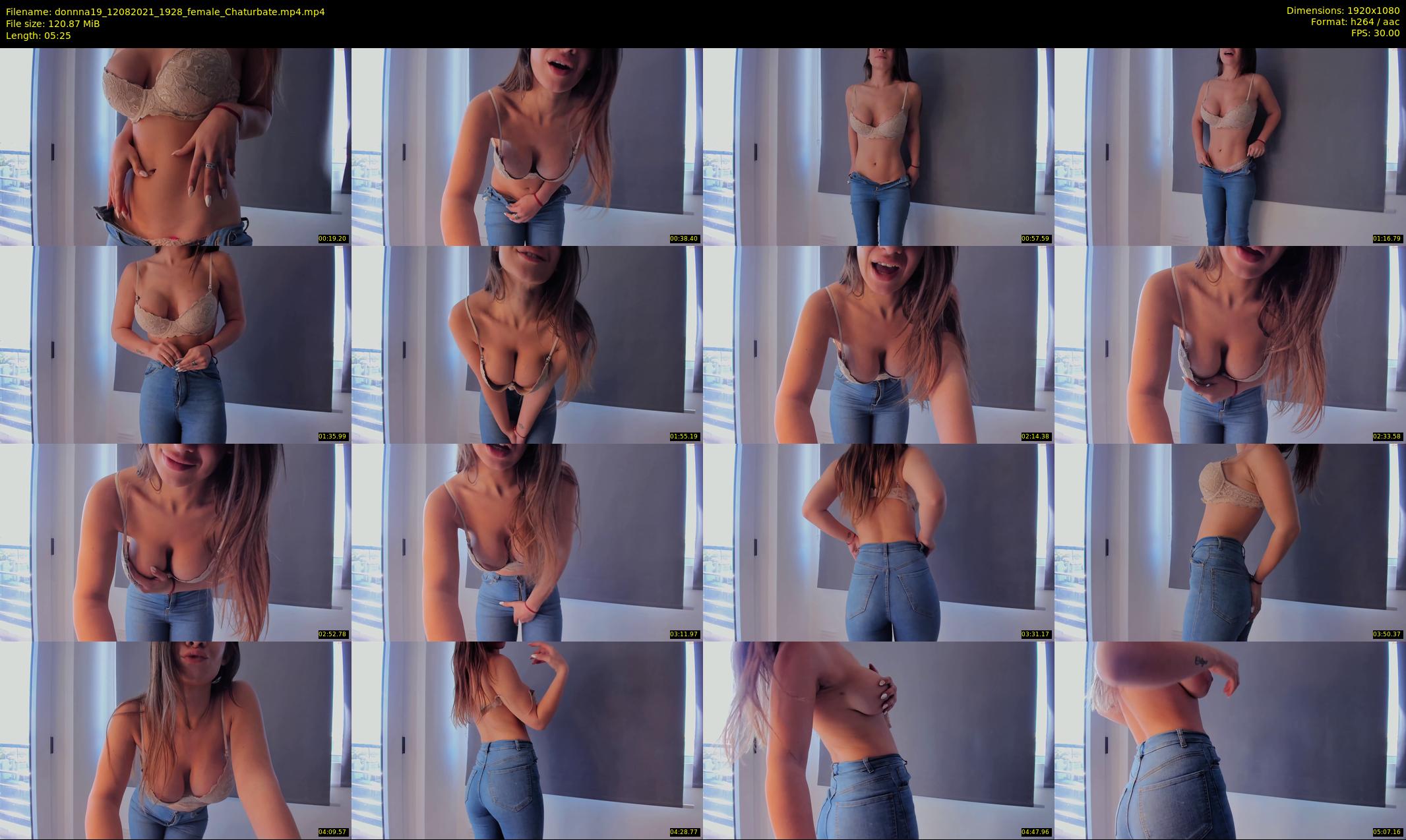 donnna19 — 6 minute Chaturbate female cam show recording, 1080p, Aug 12, 2021