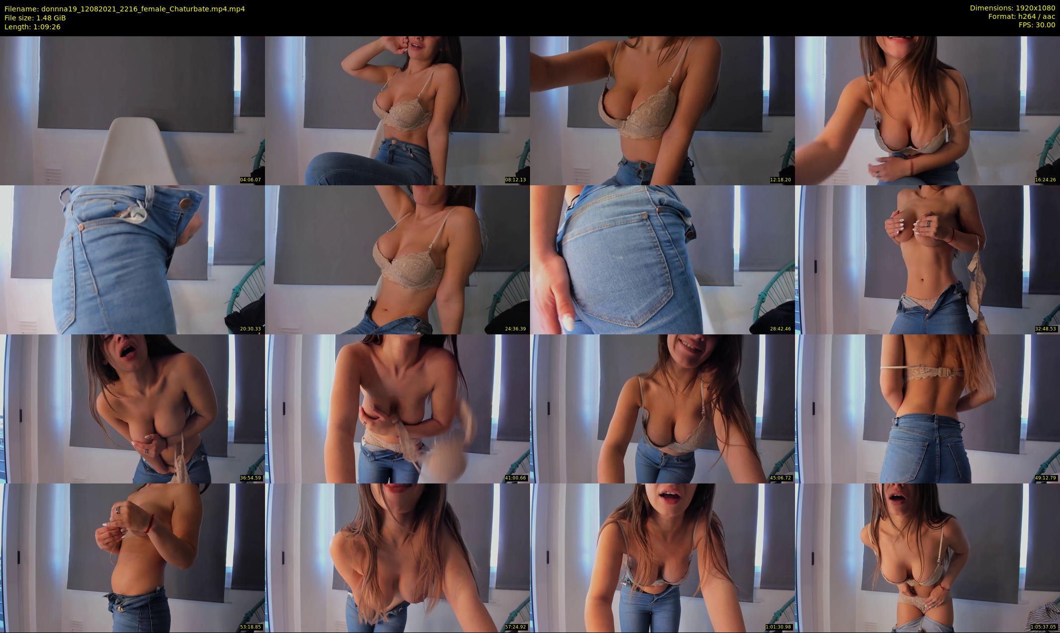 donnna19 — 70 minute Chaturbate female cam show recording, 1080p, Aug 12, 2021