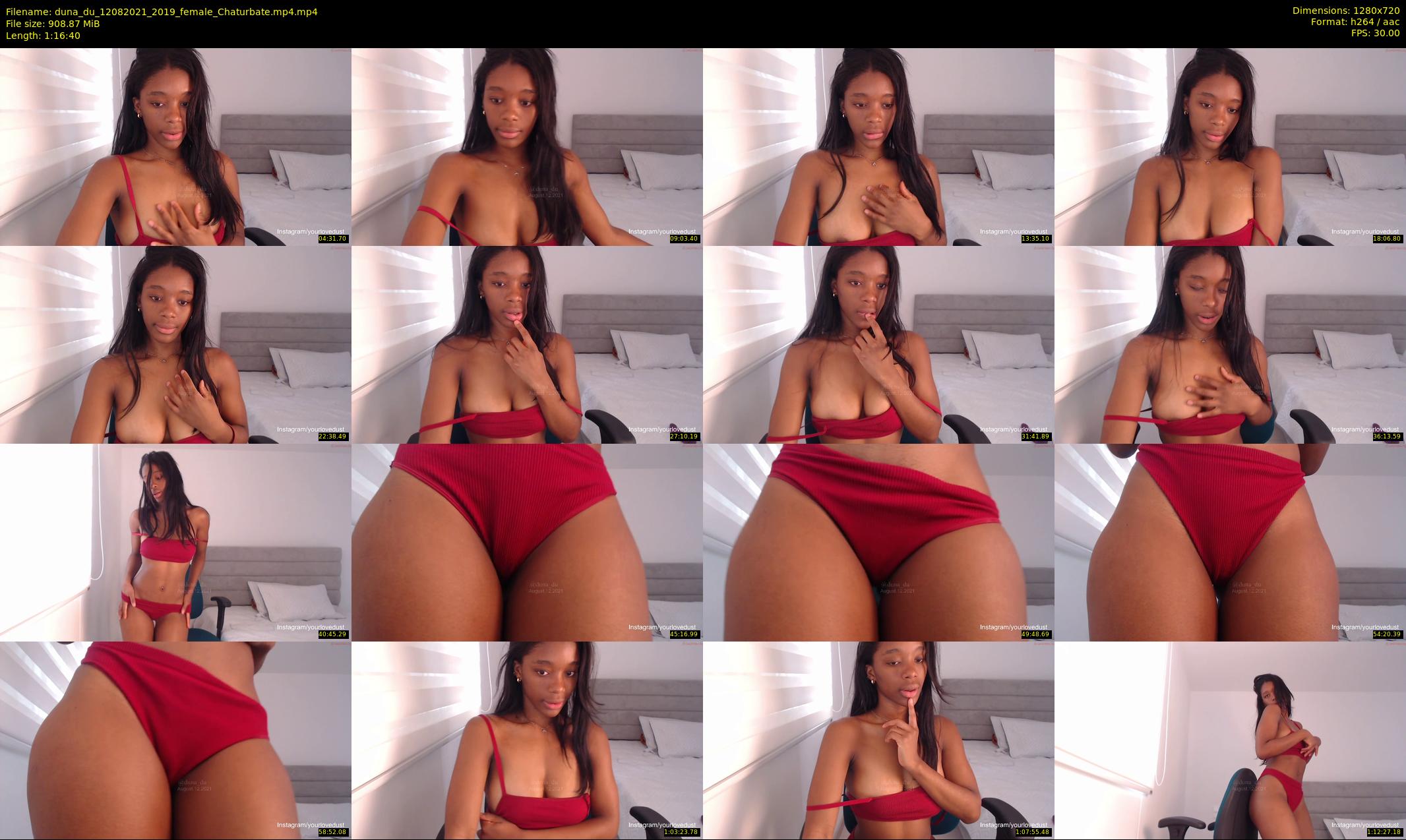 duna_du — 77 minute Chaturbate female cam show recording, 720p, Aug 12, 2021