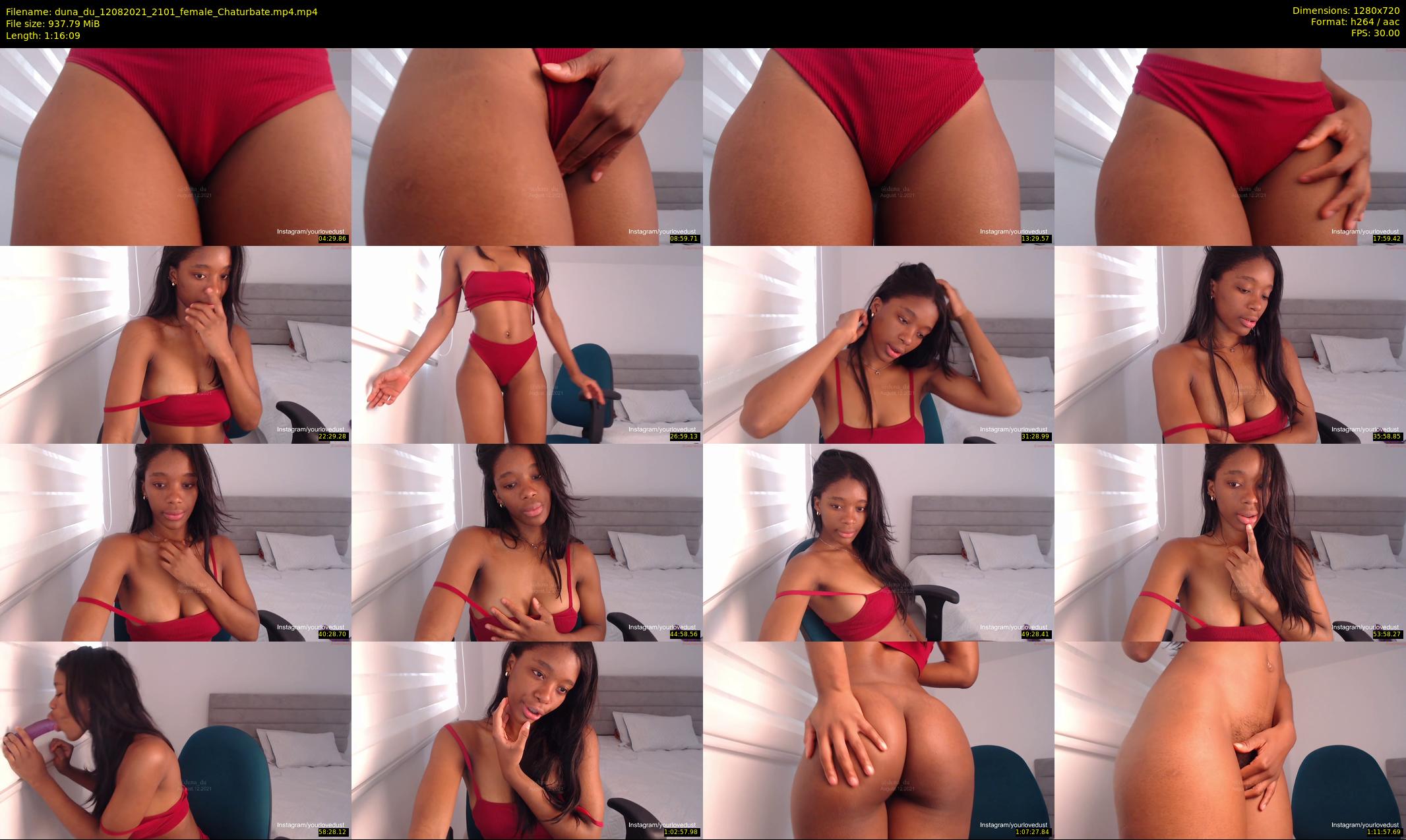 duna_du — 77 minute Chaturbate female cam show recording, 720p, Aug 12, 2021