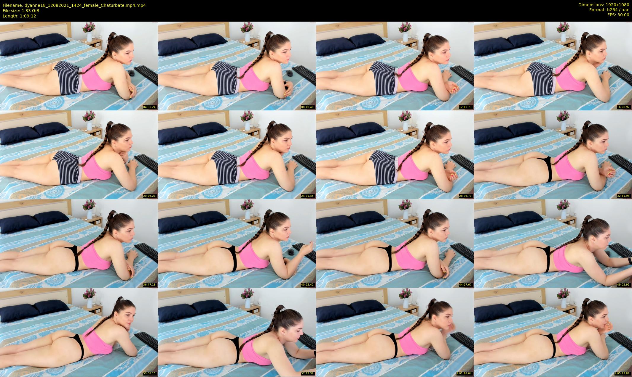 dyanne18 — 70 minute Chaturbate female cam show recording, 1080p, Aug 12, 2021