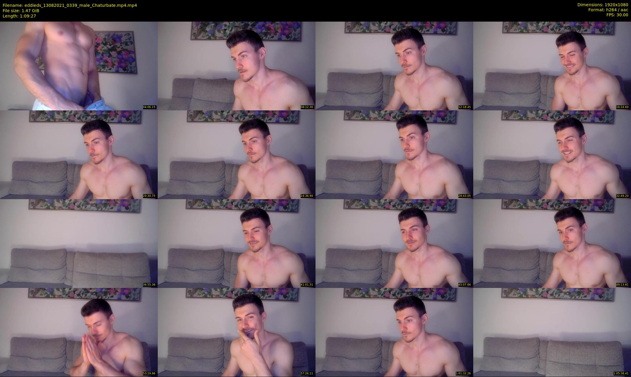 eddieds — 70 minute Chaturbate male cam show recording, 1080p, Aug 13, 2021