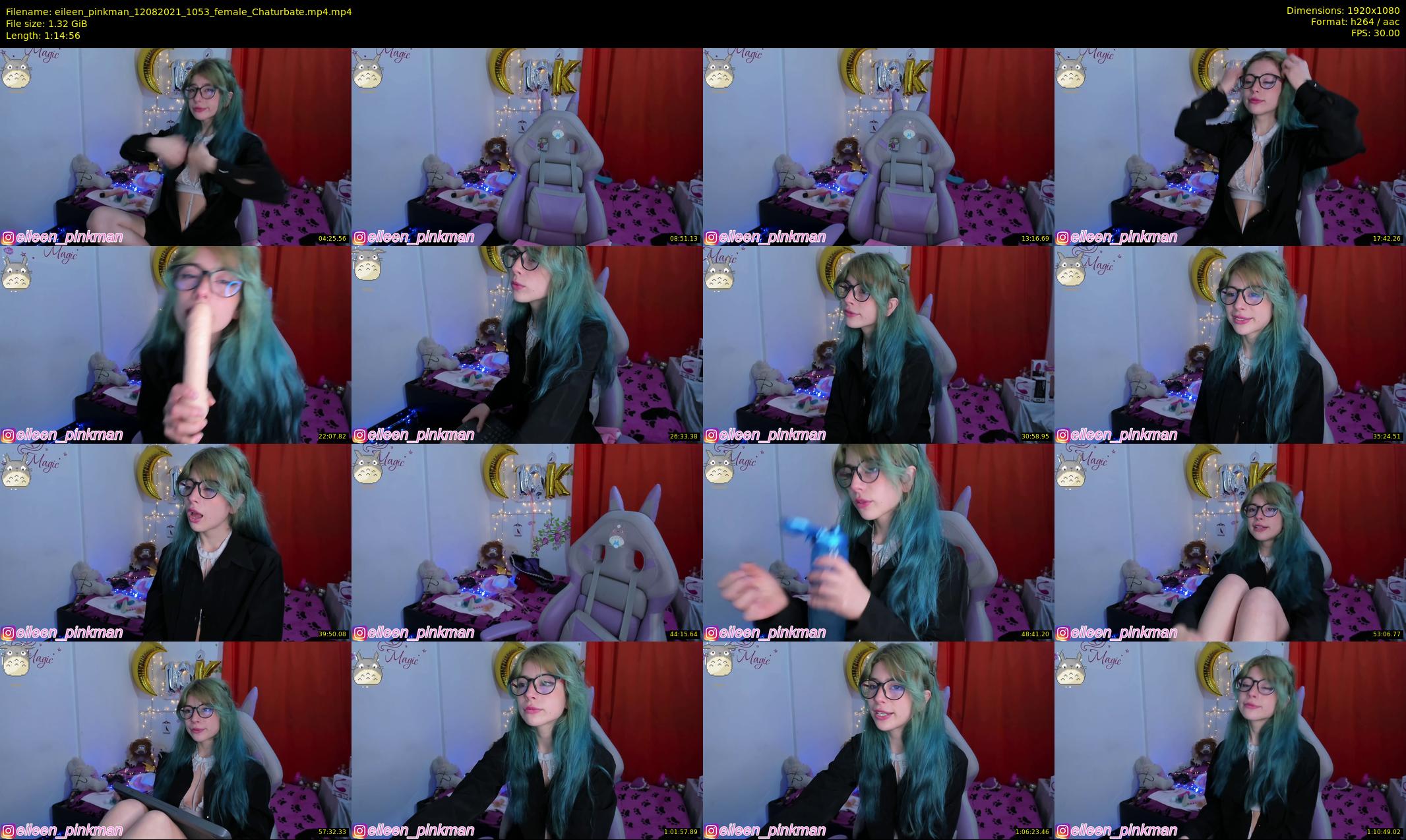 eileen_pinkman — 75 minute Chaturbate female cam show recording, 1080p, Aug 12, 2021