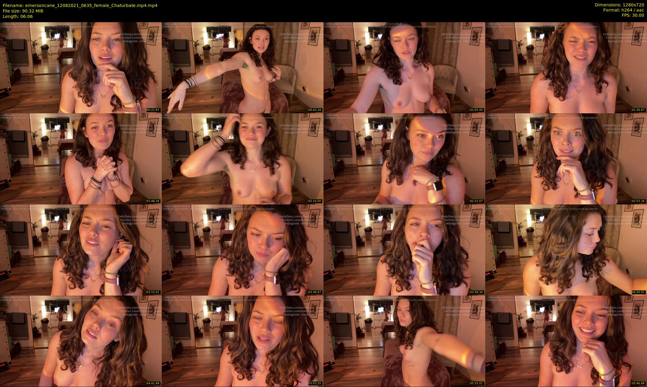 emersoncane — 7 minute Chaturbate female cam show recording, 720p, Aug 12, 2021