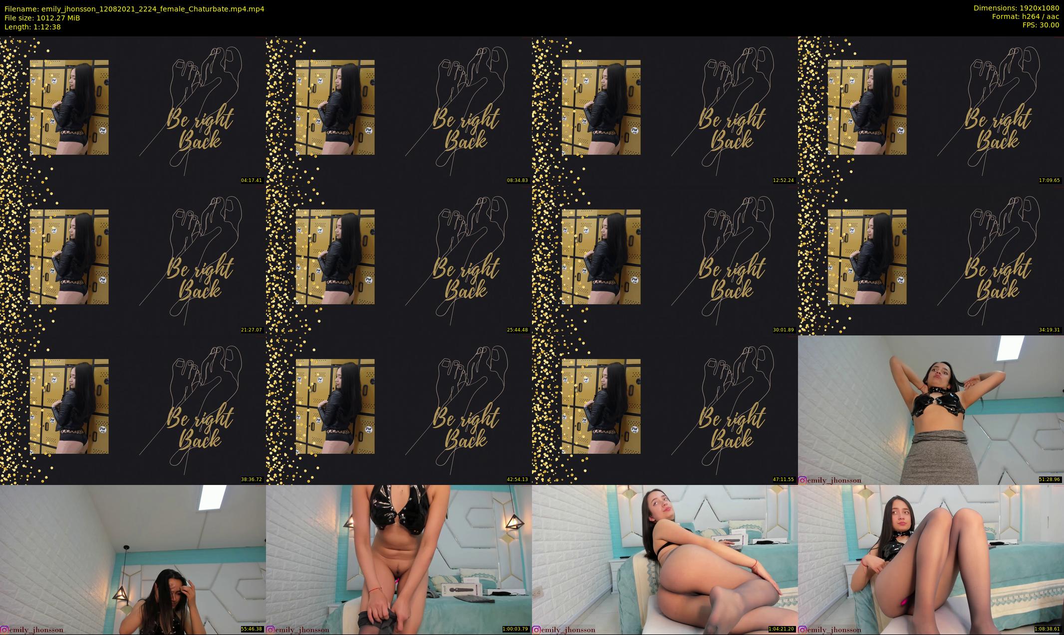 emily_jhonsson — 73 minute Chaturbate female cam show recording, 1080p, Aug 12, 2021