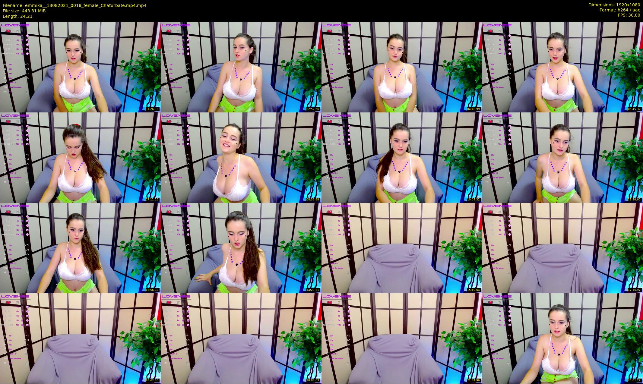 emmika_ — 25 minute Chaturbate female cam show recording, 1080p, Aug 13, 2021