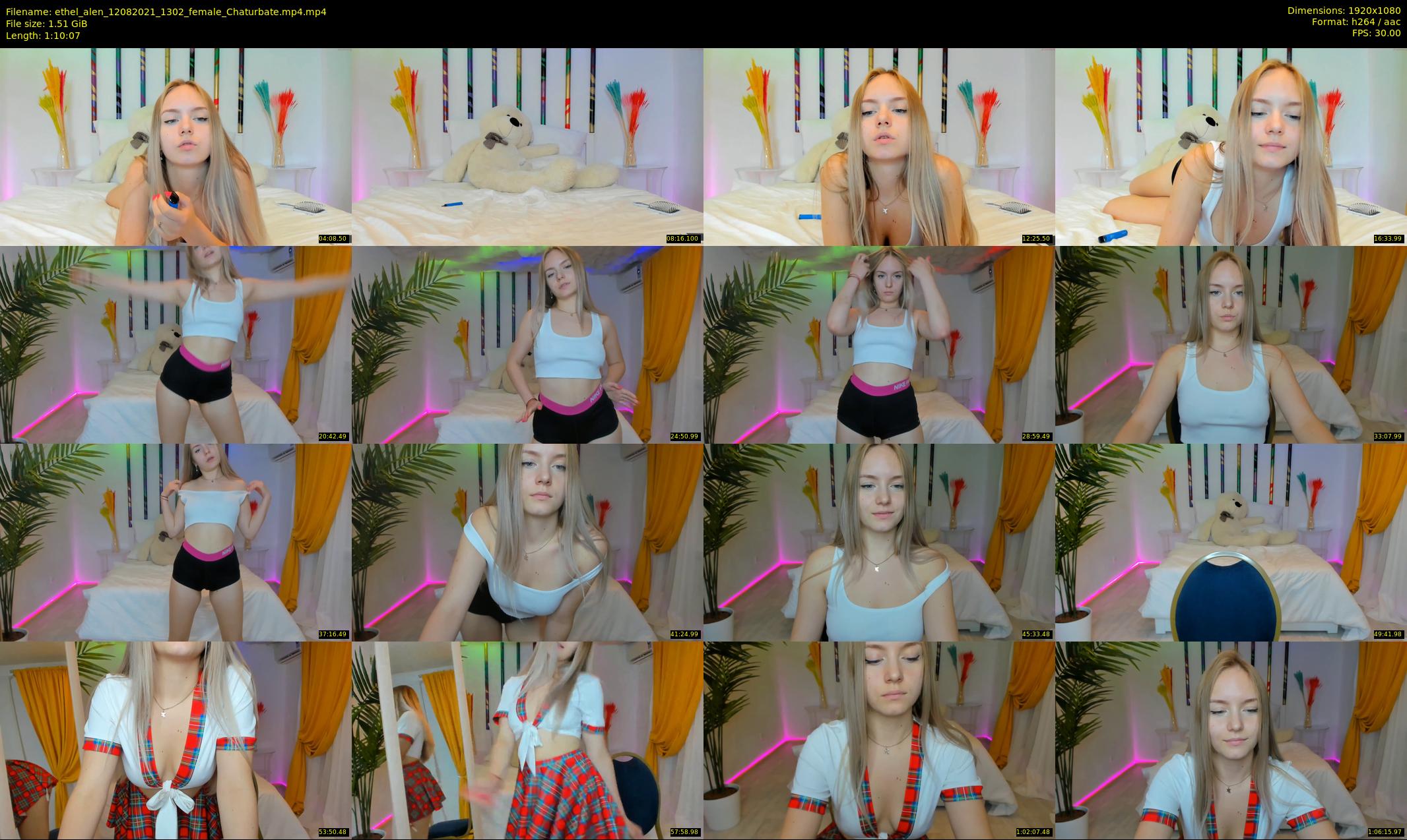 ethel_alen — 71 minute Chaturbate female cam show recording, 1080p, Aug 12, 2021