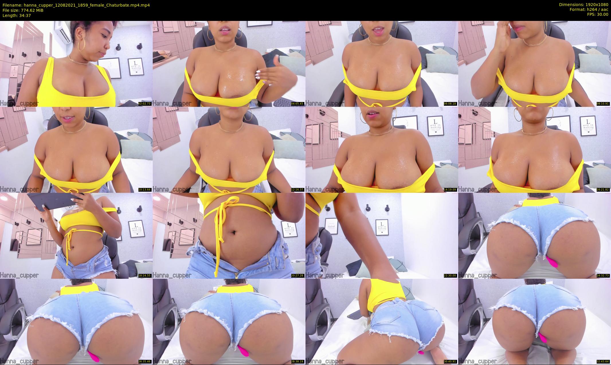 hanna_cupper — 35 minute Chaturbate female cam show recording, 1080p, Aug 12, 2021