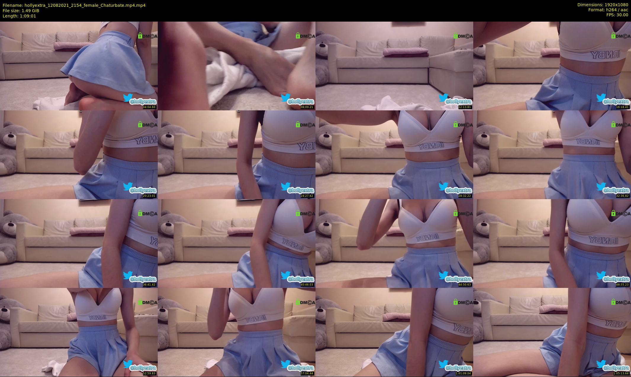 hollyextra — 70 minute Chaturbate female cam show recording, 1080p, Aug 12, 2021