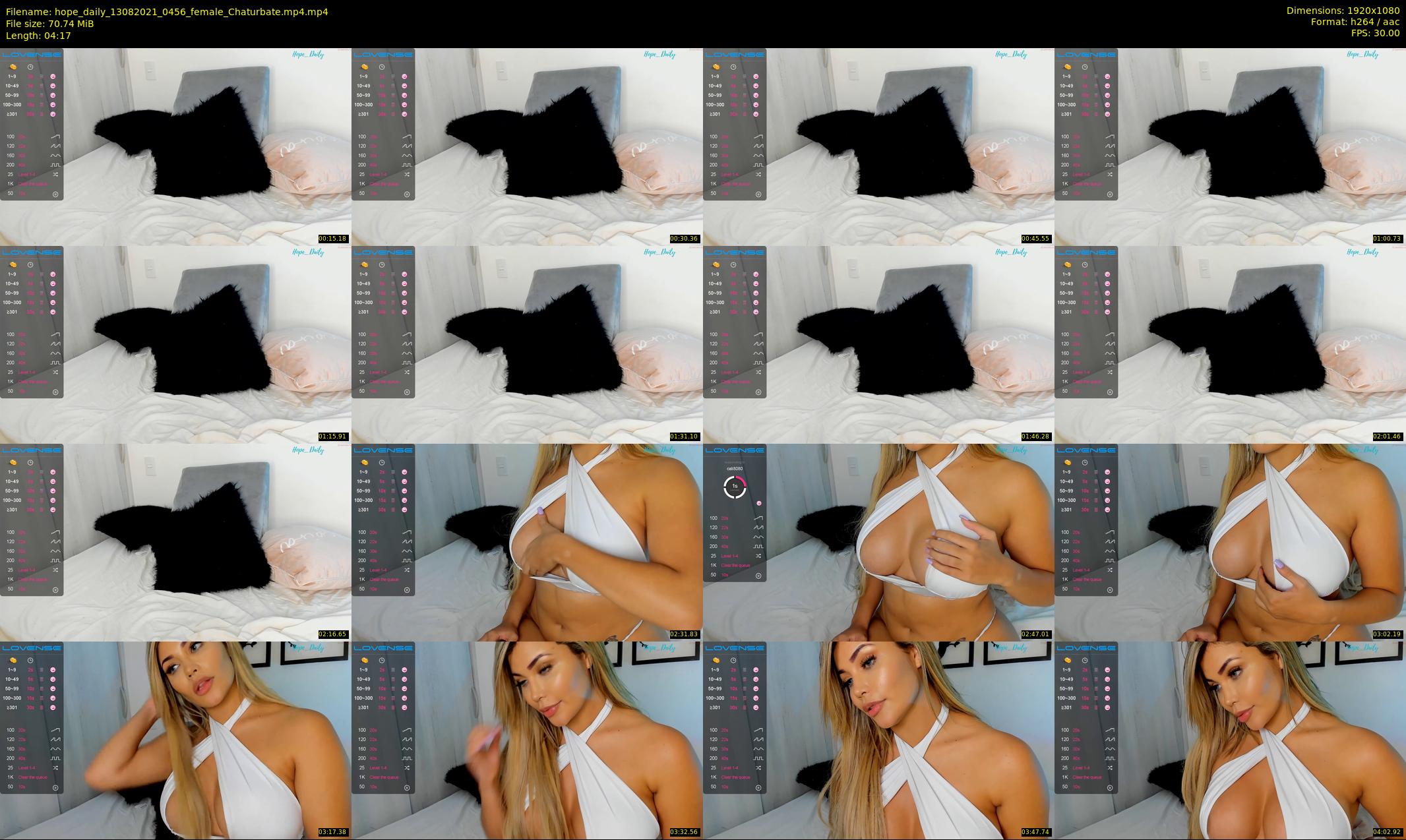hope_daily — 5 minute Chaturbate female cam show recording, 1080p, Aug 13, 2021