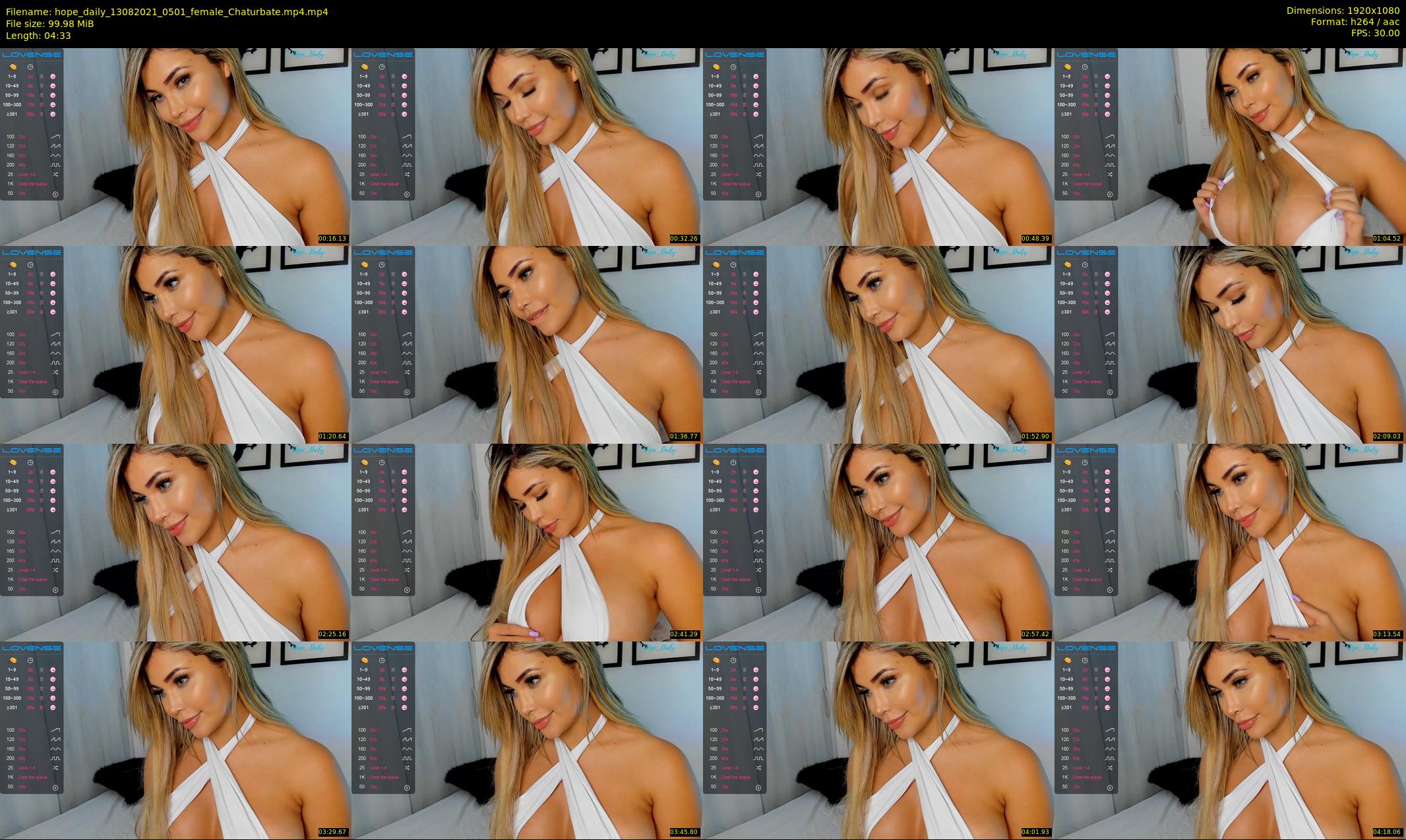 hope_daily — 5 minute Chaturbate female cam show recording, 1080p, Aug 13, 2021