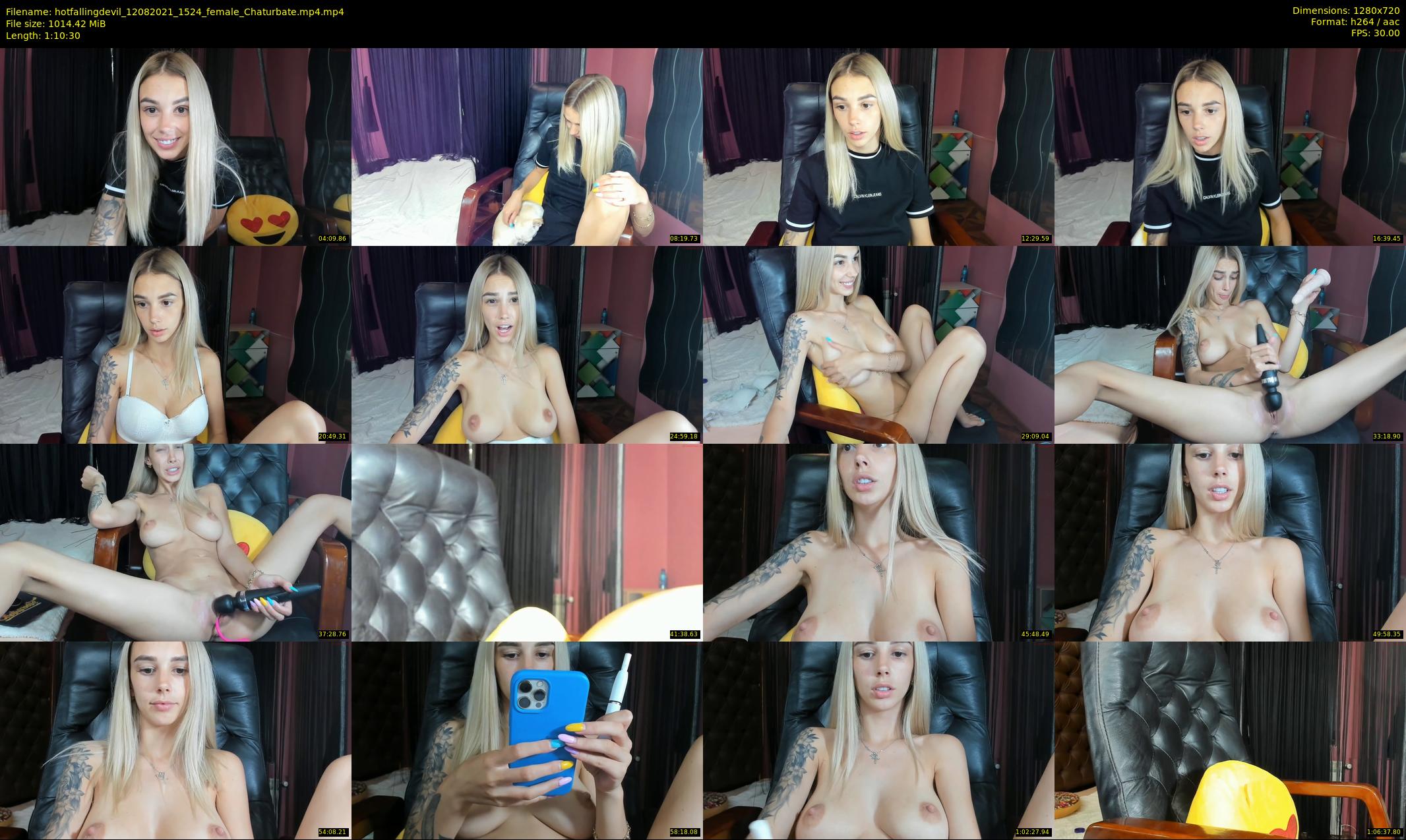 hotfallingdevil — 71 minute Chaturbate female cam show recording, 720p, Aug 12, 2021