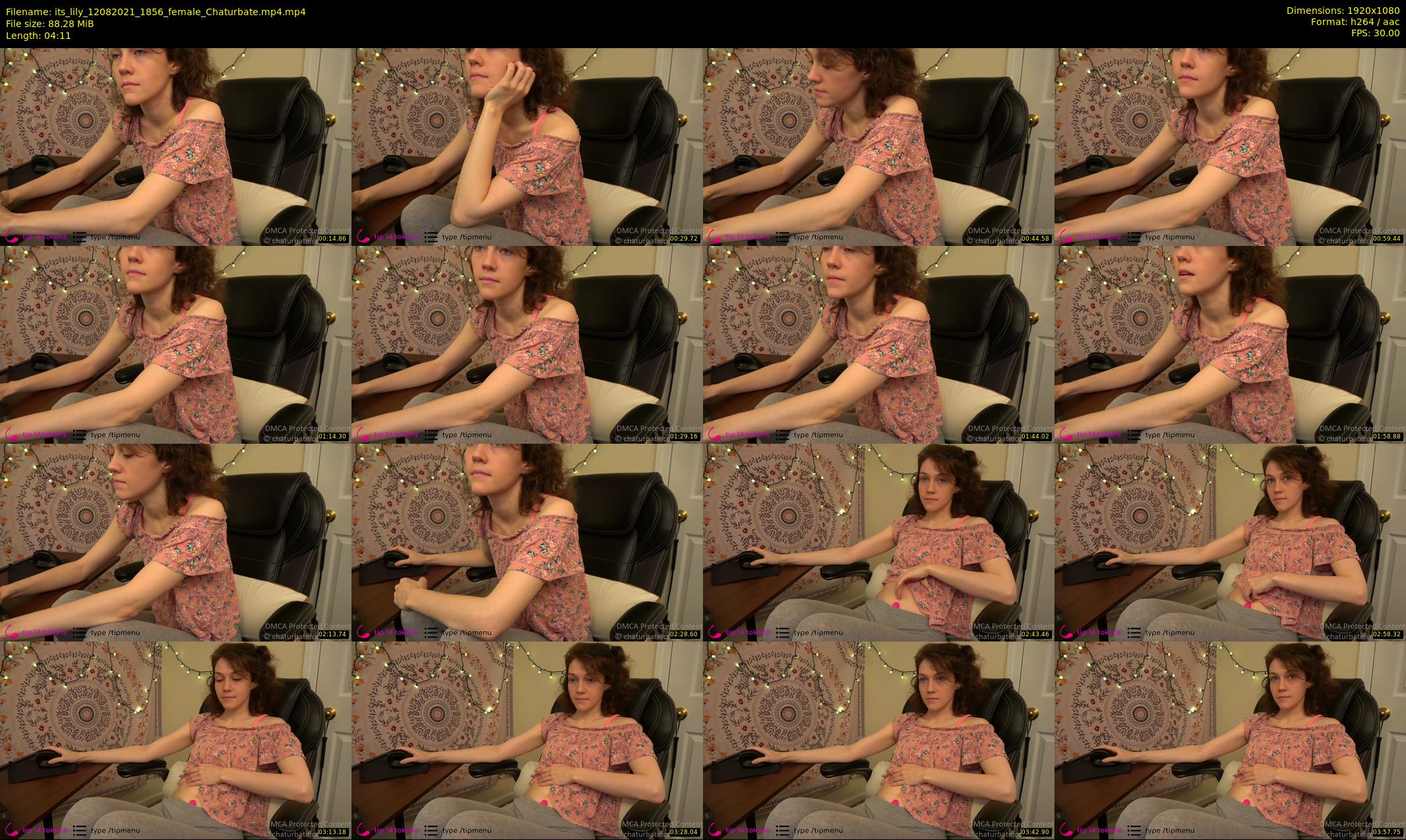 its_lily — 5 minute Chaturbate female cam show recording, 1080p, Aug 12, 2021