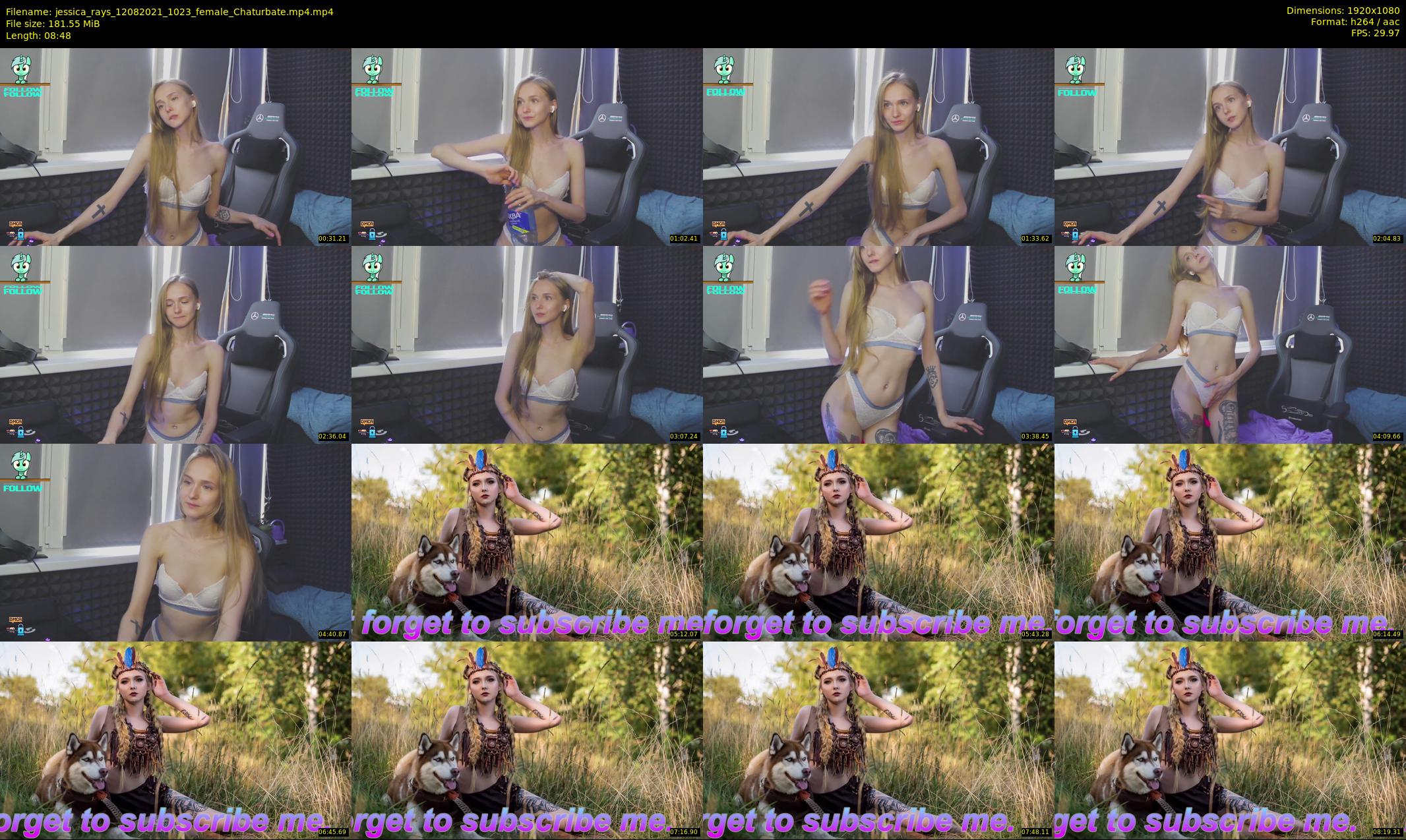 jessica_rays — 9 minute Chaturbate couple cam show recording, 1080p, Aug 12, 2021